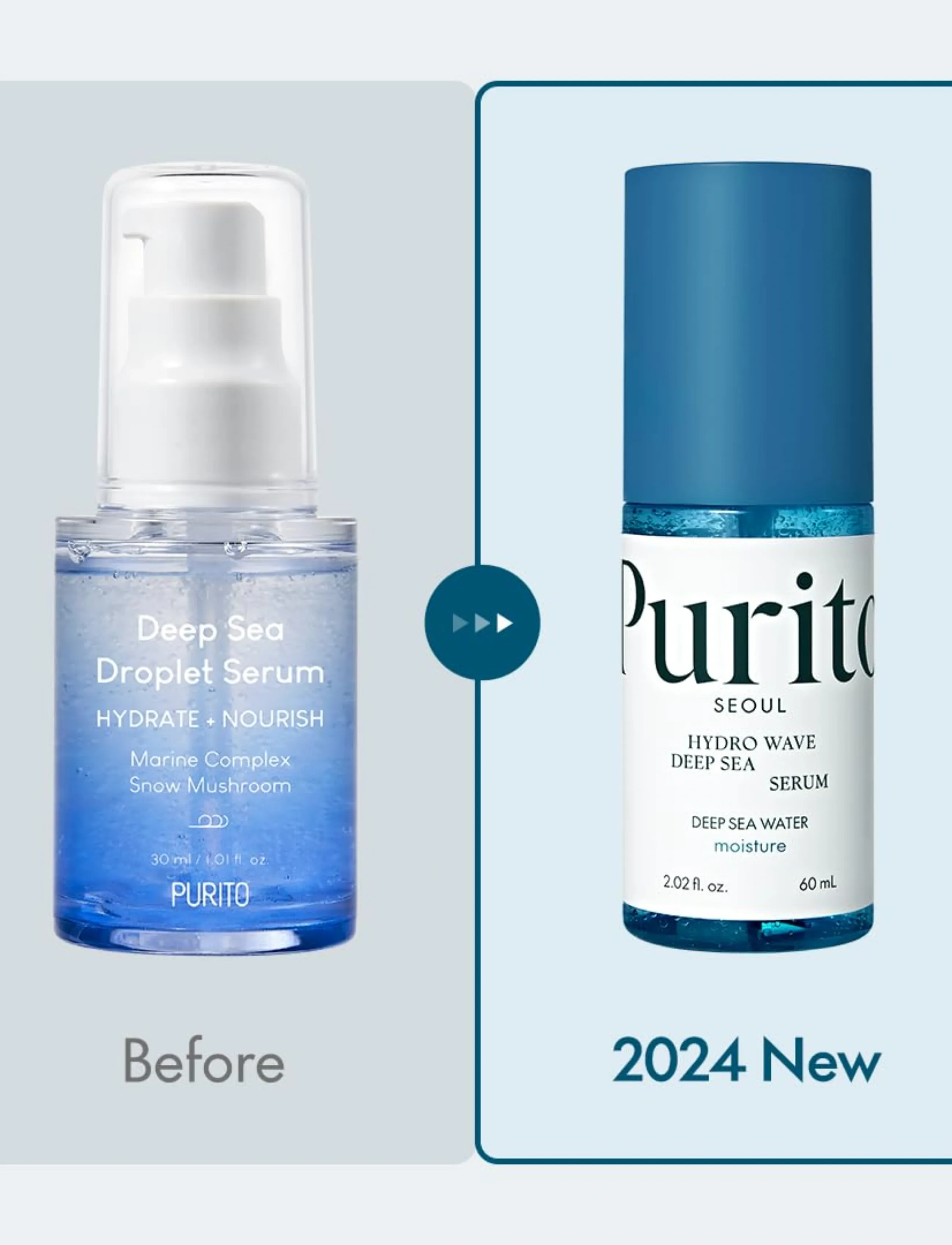 Purito Seoul Hydro Wave Deep Sea Serum, 30 ml, Nude, Ansigt > Serum, Dame