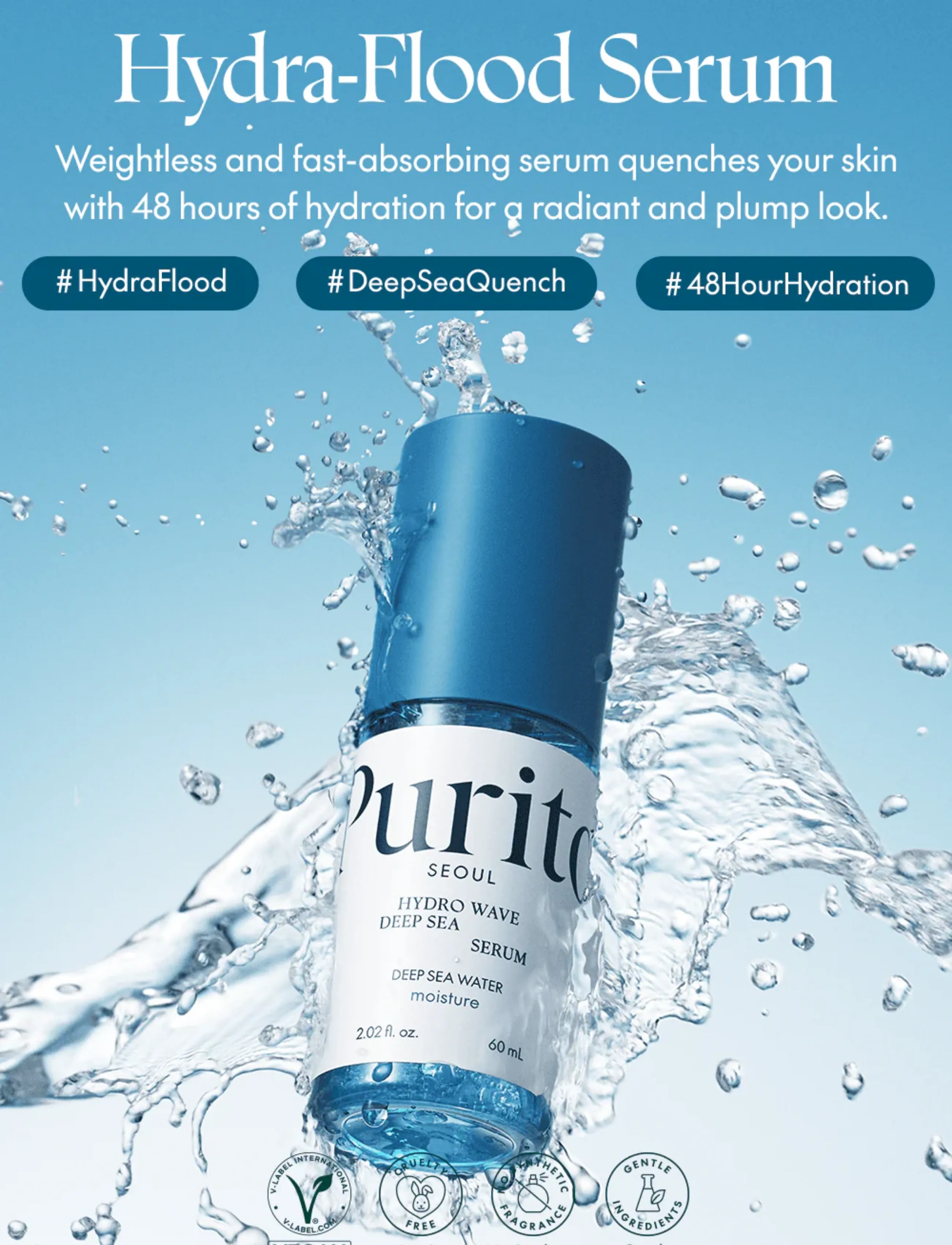 Purito Seoul - Hydro wave deep sea serum - serumi - clear - 4