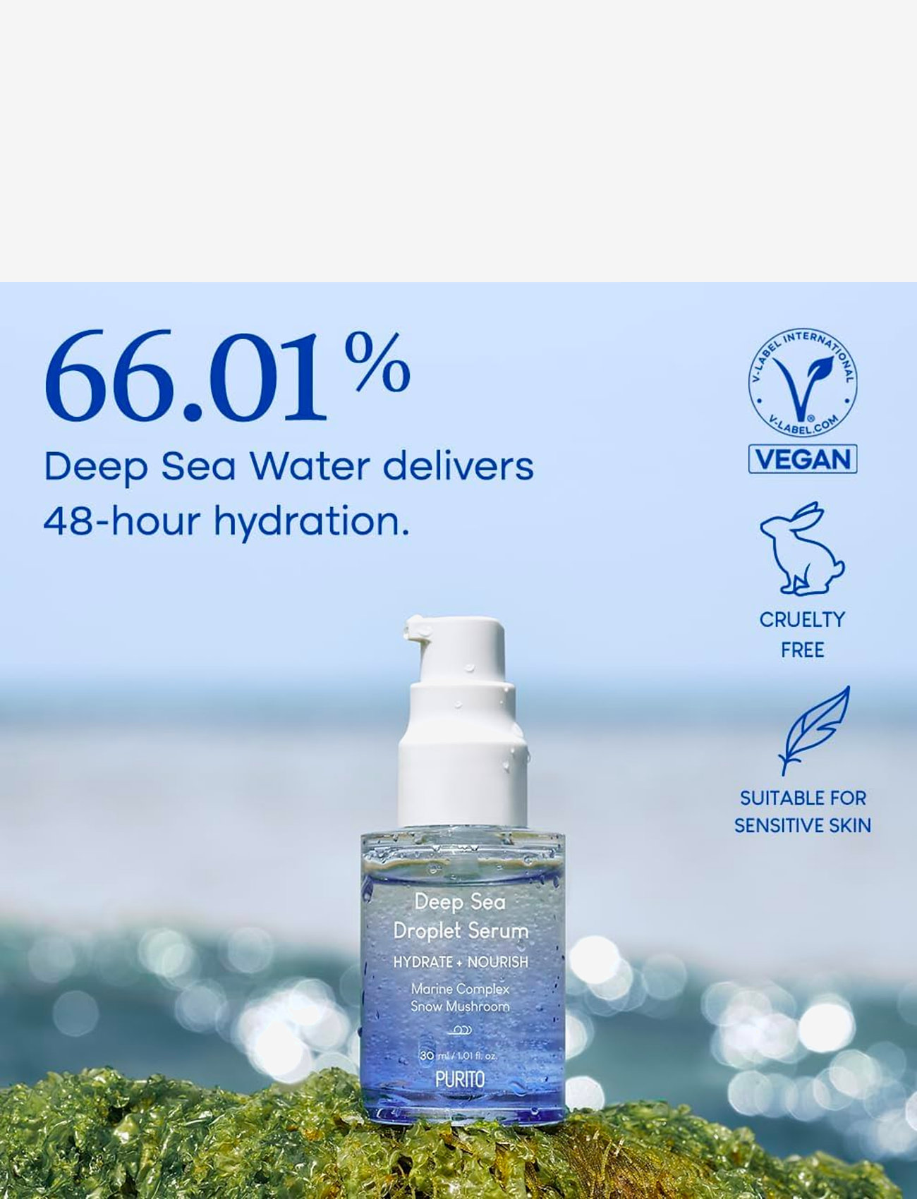 Purito - Deep Sea Droplet Serum - serumai - clear - 2