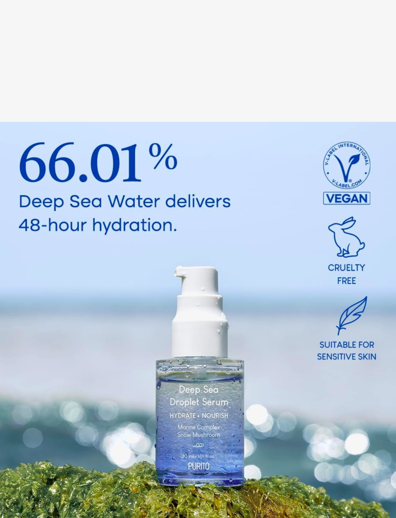 Purito Seoul - Hydro wave deep sea serum - serumi - clear - 3