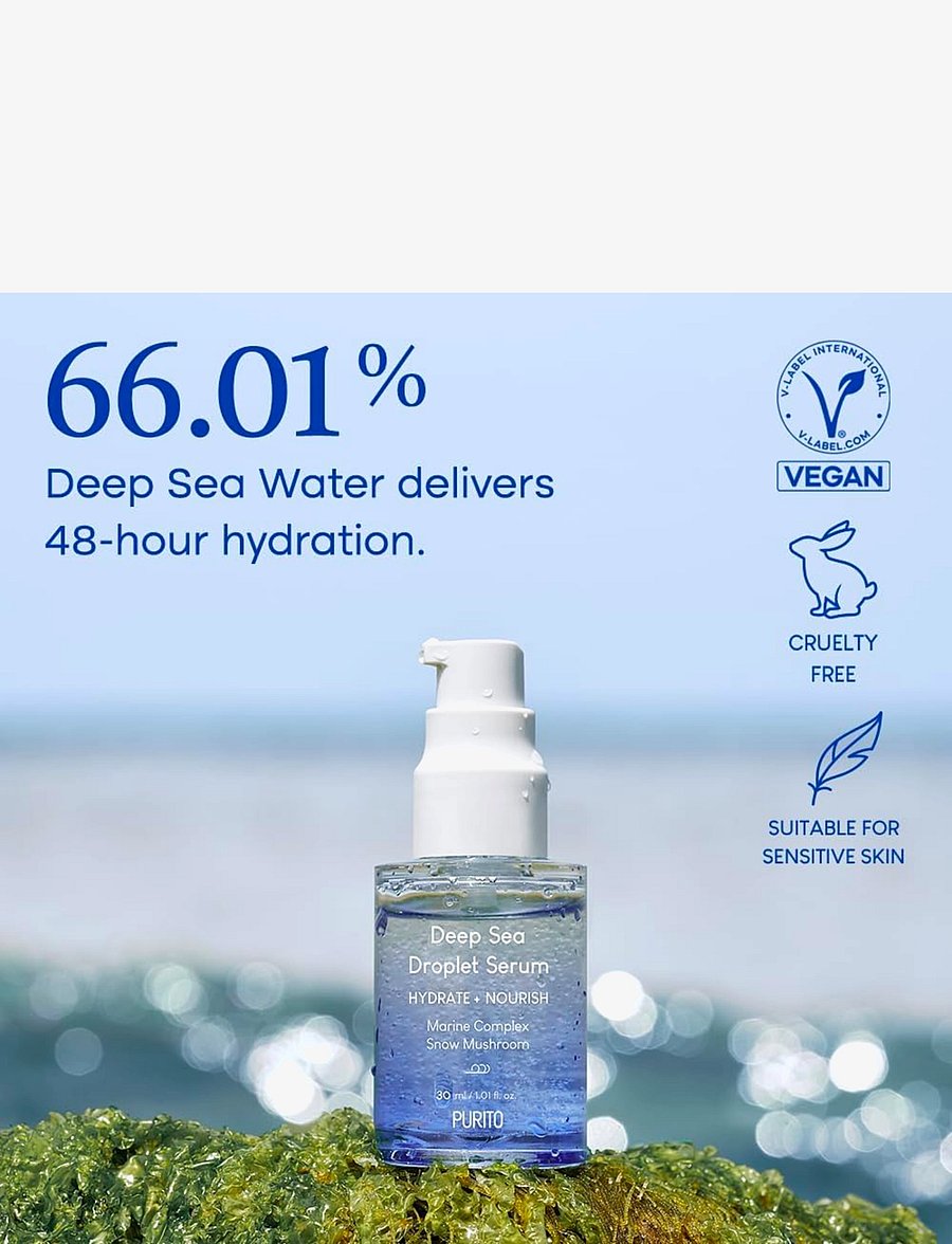 Purito Seoul - Hydro wave deep sea serum - seerumid - clear - 3