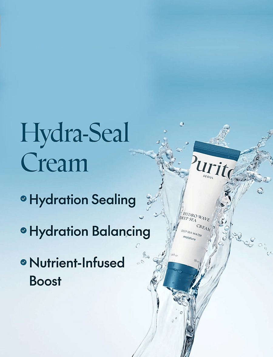 Purito Seoul - Deep Sea Pure Water Cream - niisutajad - clear - 2