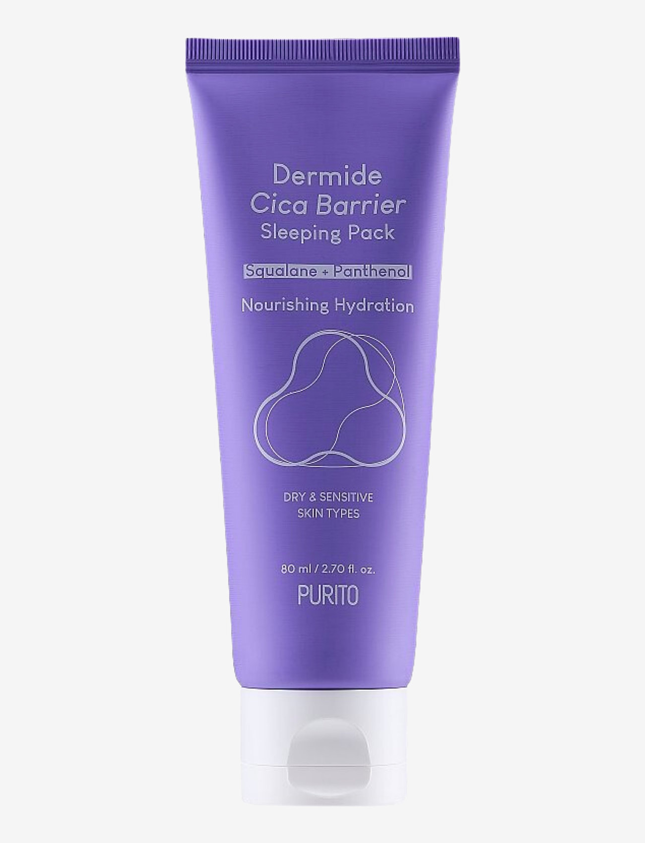Purito - Dermide Cica Barrier Sleeping Pack - Öökreem - clear - 0