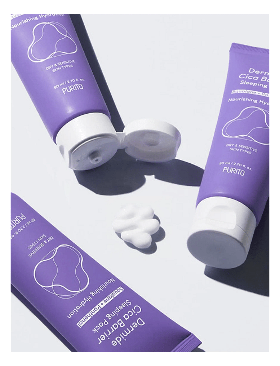Purito Seoul - Dermide Cica Barrier Sleeping Pack - Öökreem - clear - 2