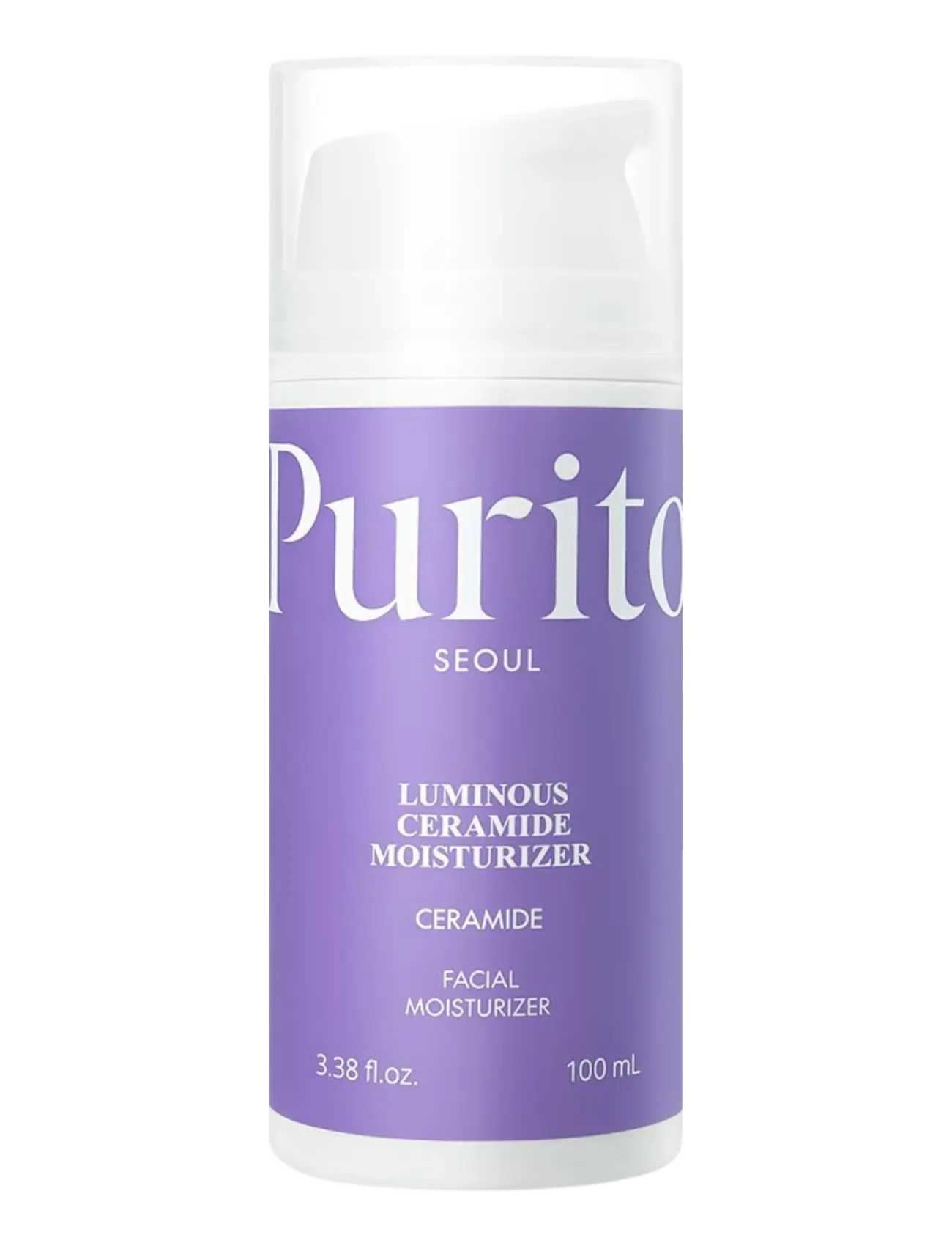 Purito Seoul Luminous Ceramide Moisturizer, Day Cremes, Nude, Str: 100 ml
