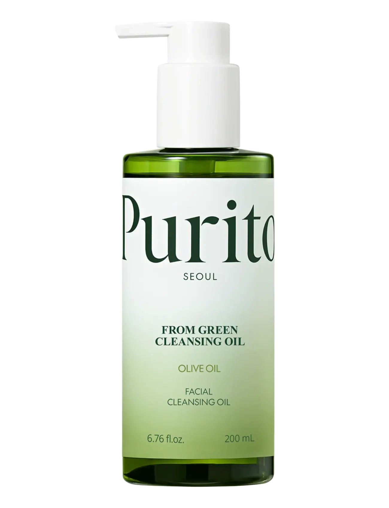 Purito Seoul From Green Cleansing Oil, Vinegar & Dressing Bottles Cleanser, Nude, Str: 200 ml