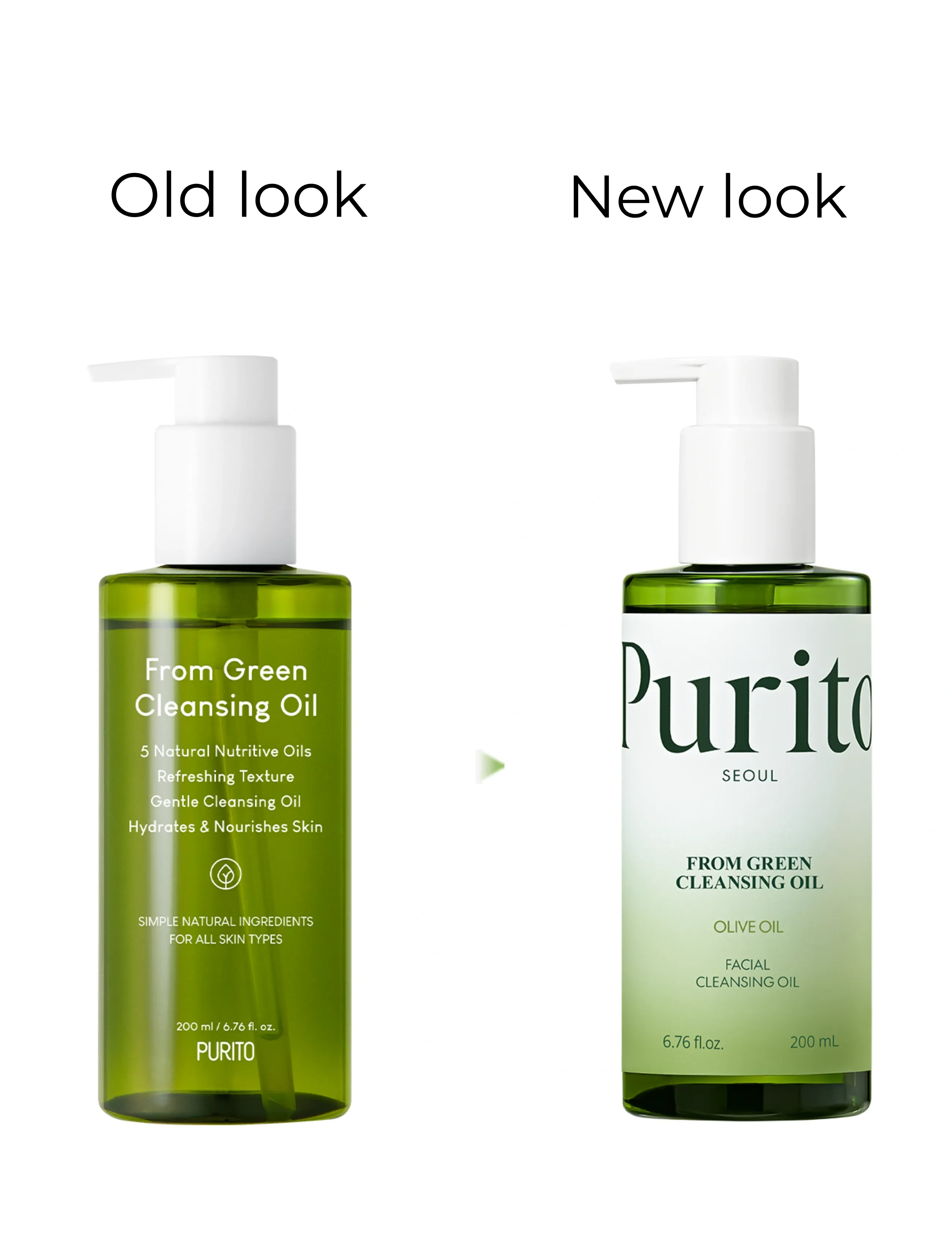 Purito Seoul From Green Cleansing Oil, 200 ml, Nude, Rensemidler > Olierense, Dame