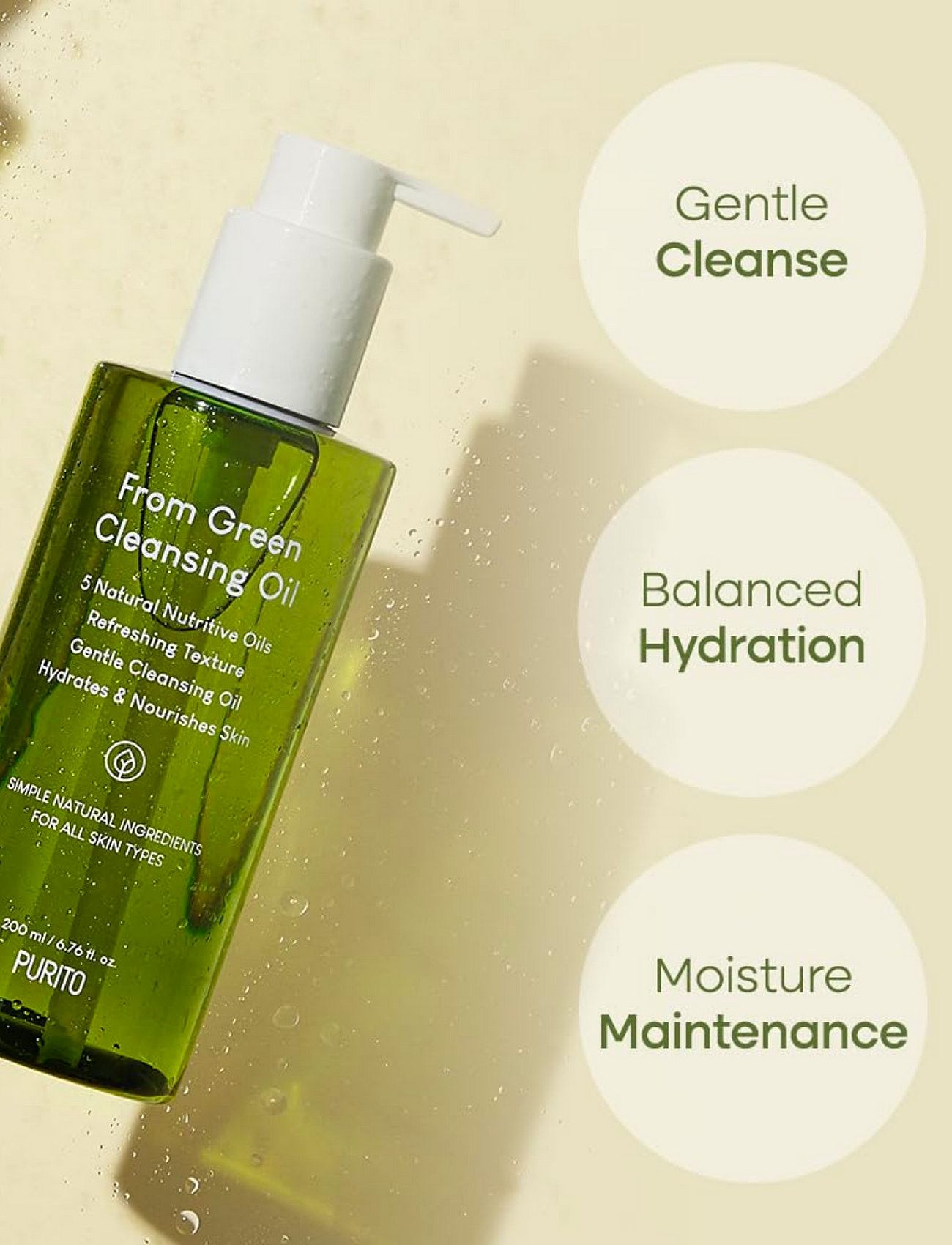 Purito - From Green Cleansing Oil - rengöringsolja - clear - 2
