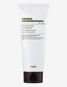 From Green Deep Foaming Cleanser, Purito
