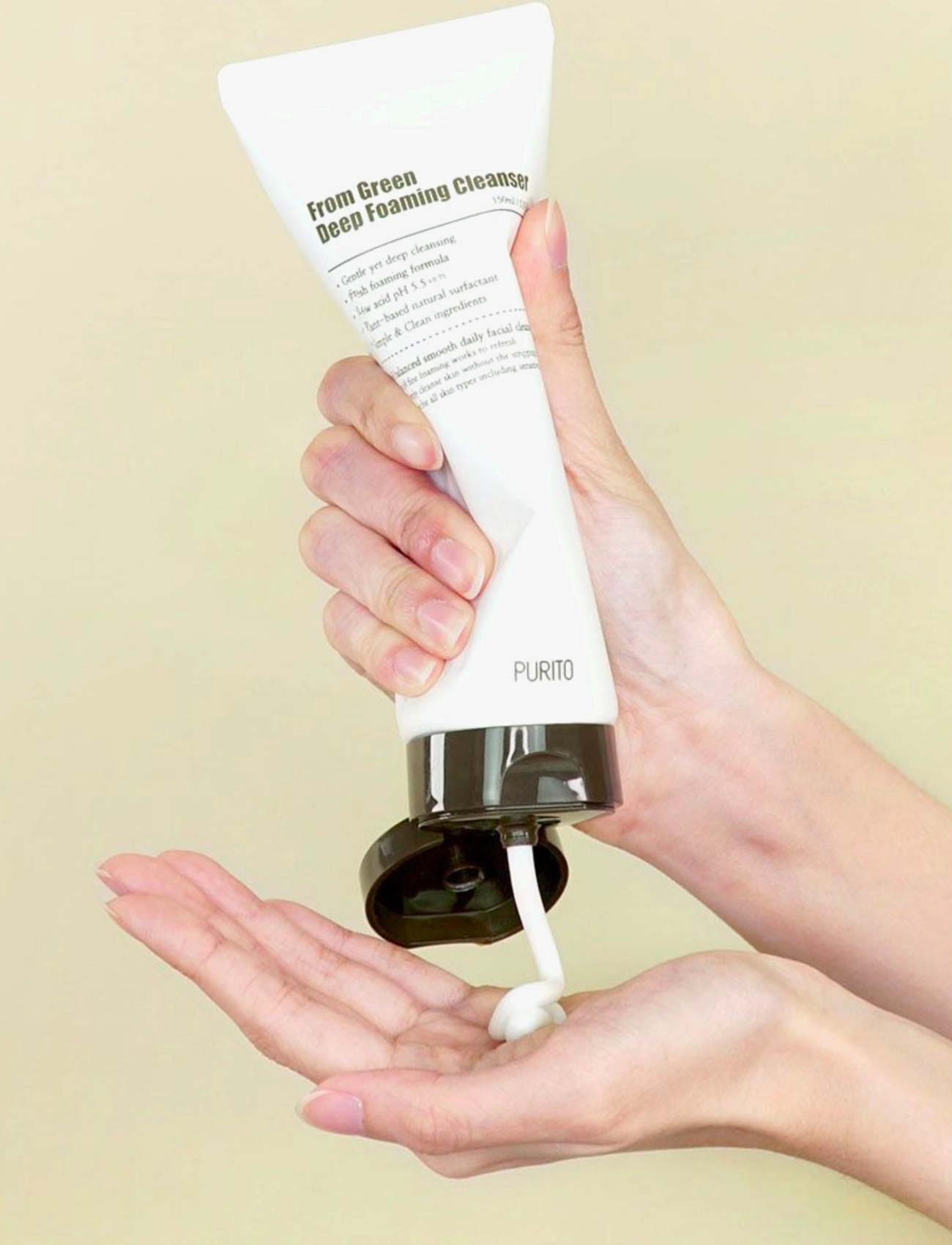 Purito Seoul - From Green Deep Foaming Cleanser - cleanser - clear - 1