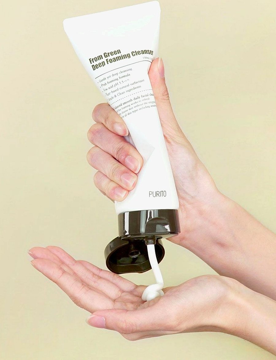 Purito Seoul - From Green Deep Foaming Cleanser - puhastusvahud - clear - 1