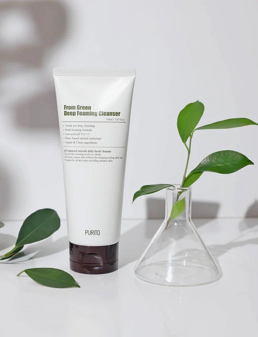 Purito Seoul - From Green Deep Foaming Cleanser - puhastusvahud - clear - 2