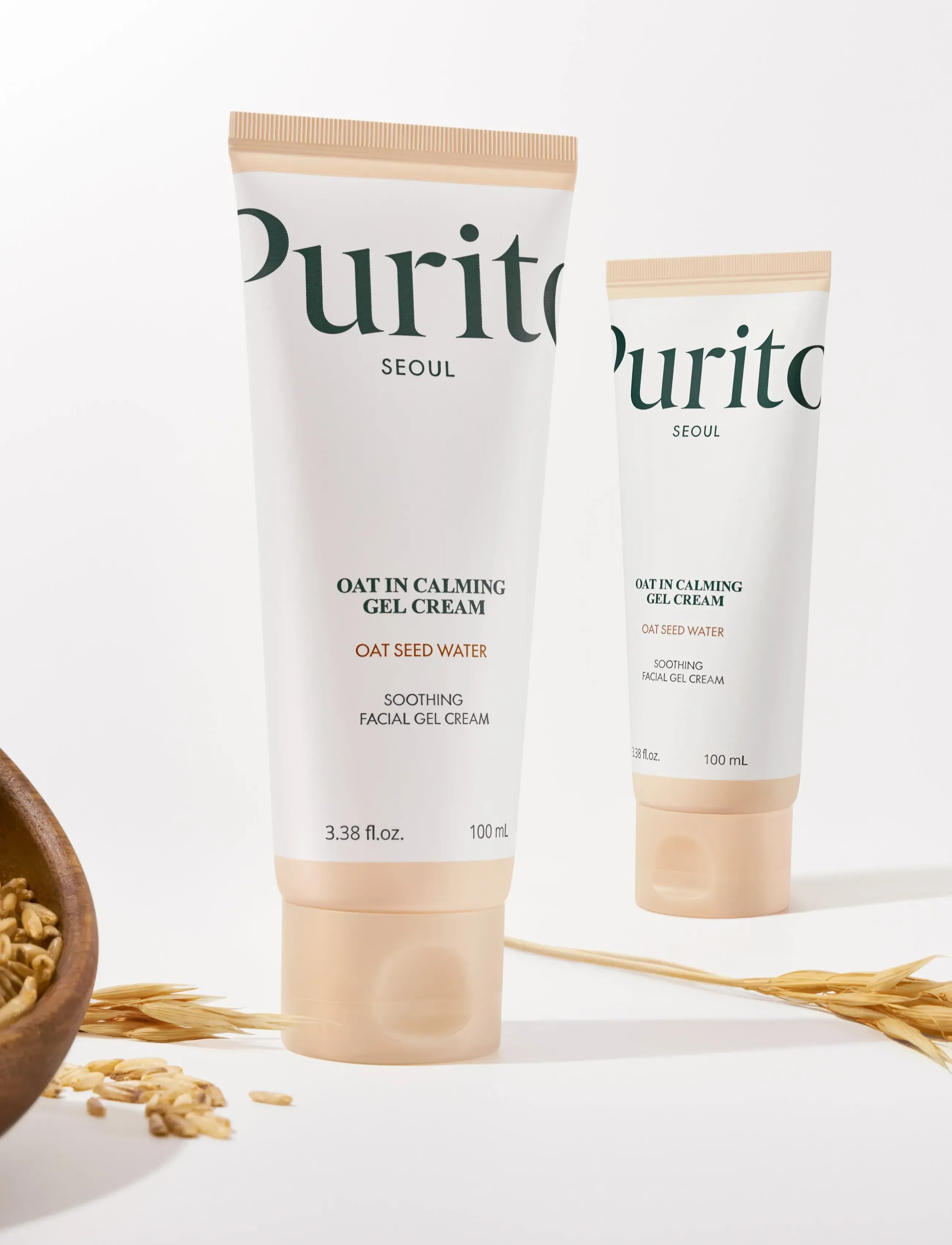 Purito Seoul Oat-In Calming Gel Cream, 100 ml, Nude, Fugtighedscreme > Dagcreme, Dame
