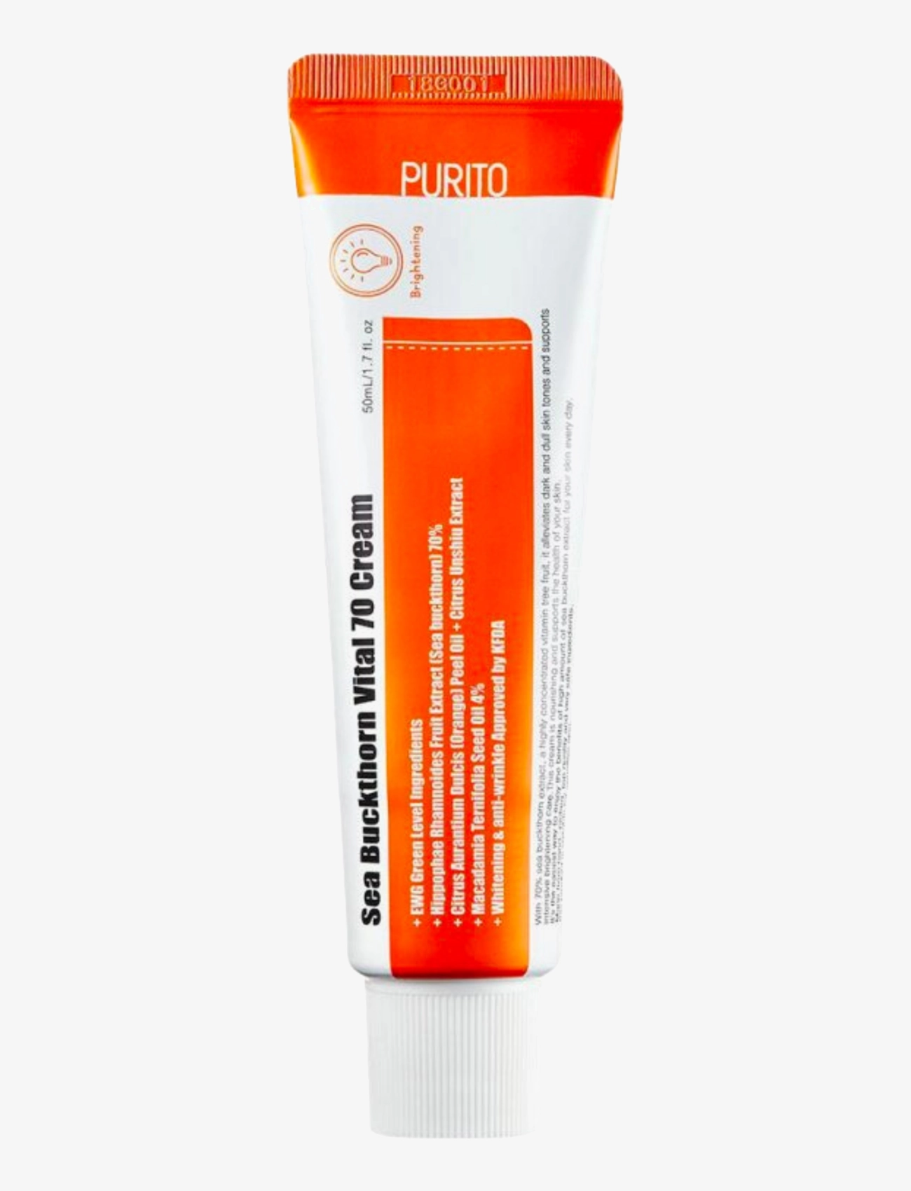 Purito Sea Buckthorn Vital 70 Cream - Purito - CLEAR / undefined