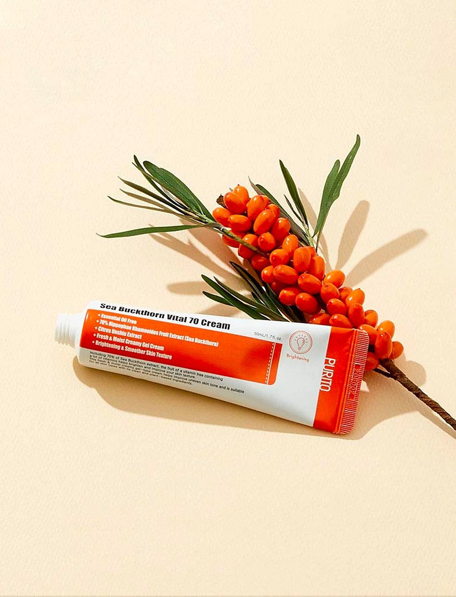 Purito Seoul - Sea Buckthorn Vital 70 Cream - päevakreemid - clear - 2