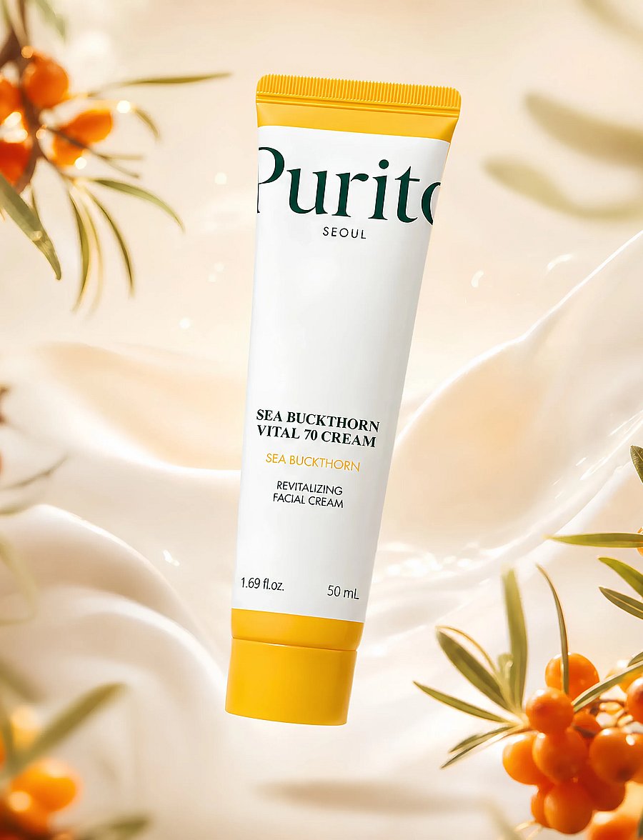 Purito Seoul - Sea Buckthorn Vital 70 Cream - päevakreemid - clear - 0