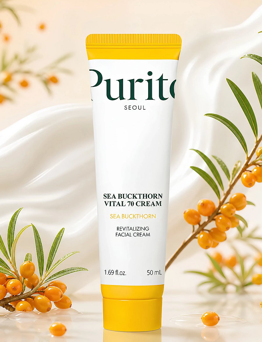Purito Seoul - Sea Buckthorn Vital 70 Cream - päevakreemid - clear - 5