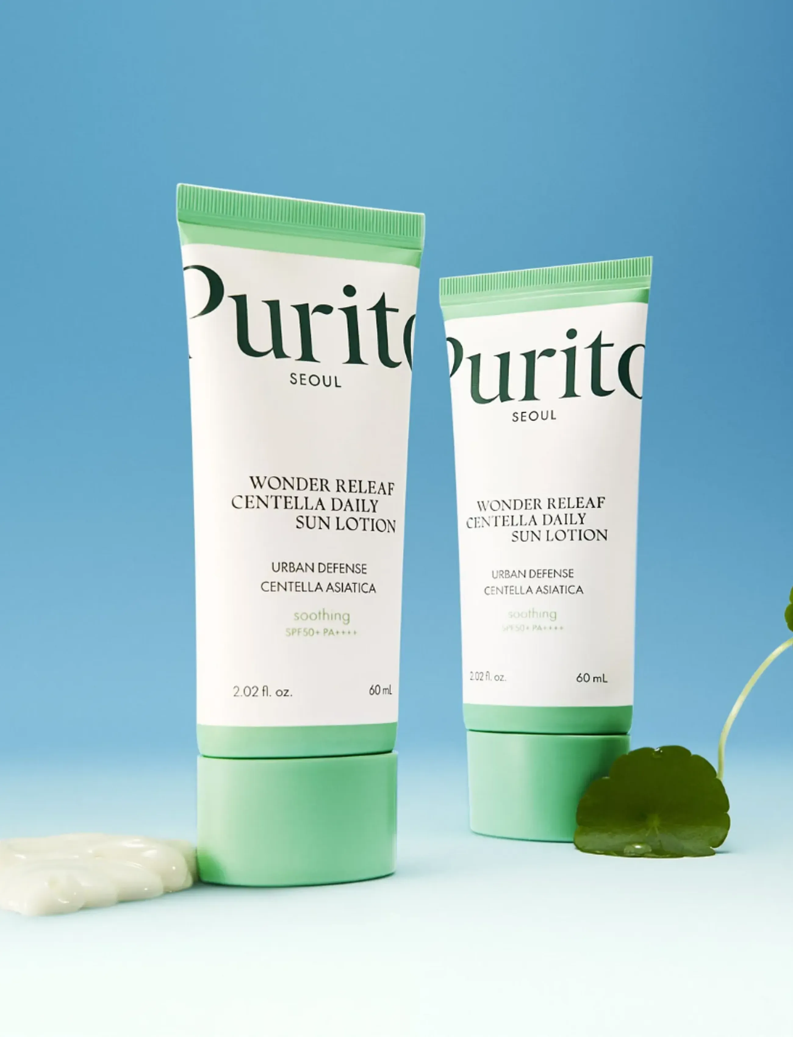 Purito Seoul - Wonder Releaf Centella Daily Sun Lotion - til ansigtet - clear - 4