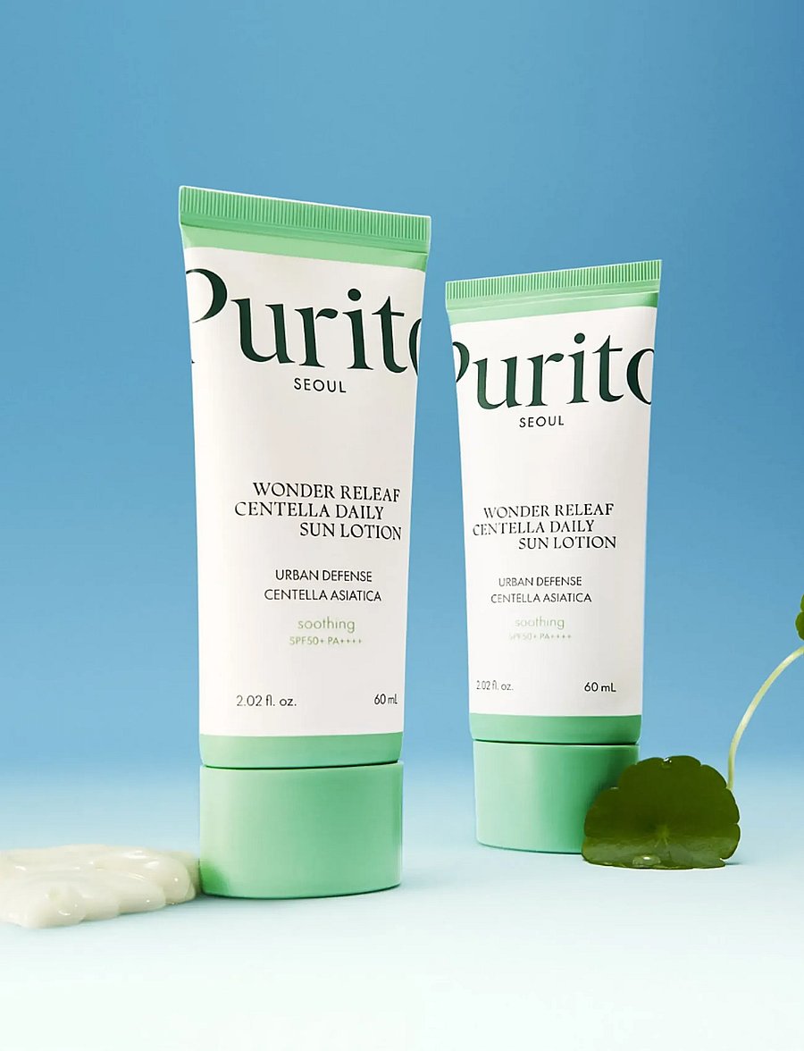 Purito Seoul - Wonder Releaf Centella Daily Sun Lotion - til ansigtet - clear - 4