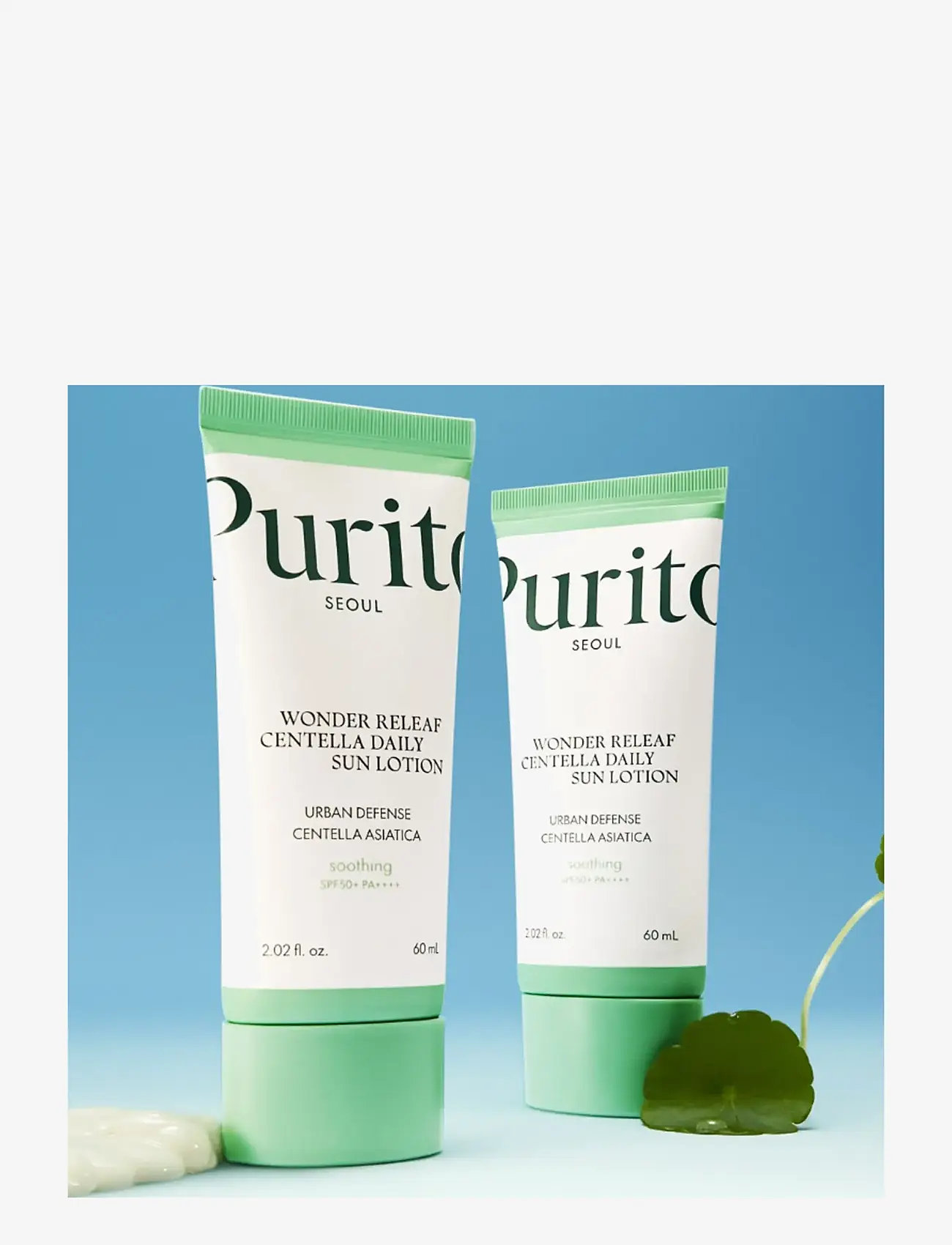 Purito - Wonder Releaf Centella Daily Sun Lotion - för ansiktet - clear - 2