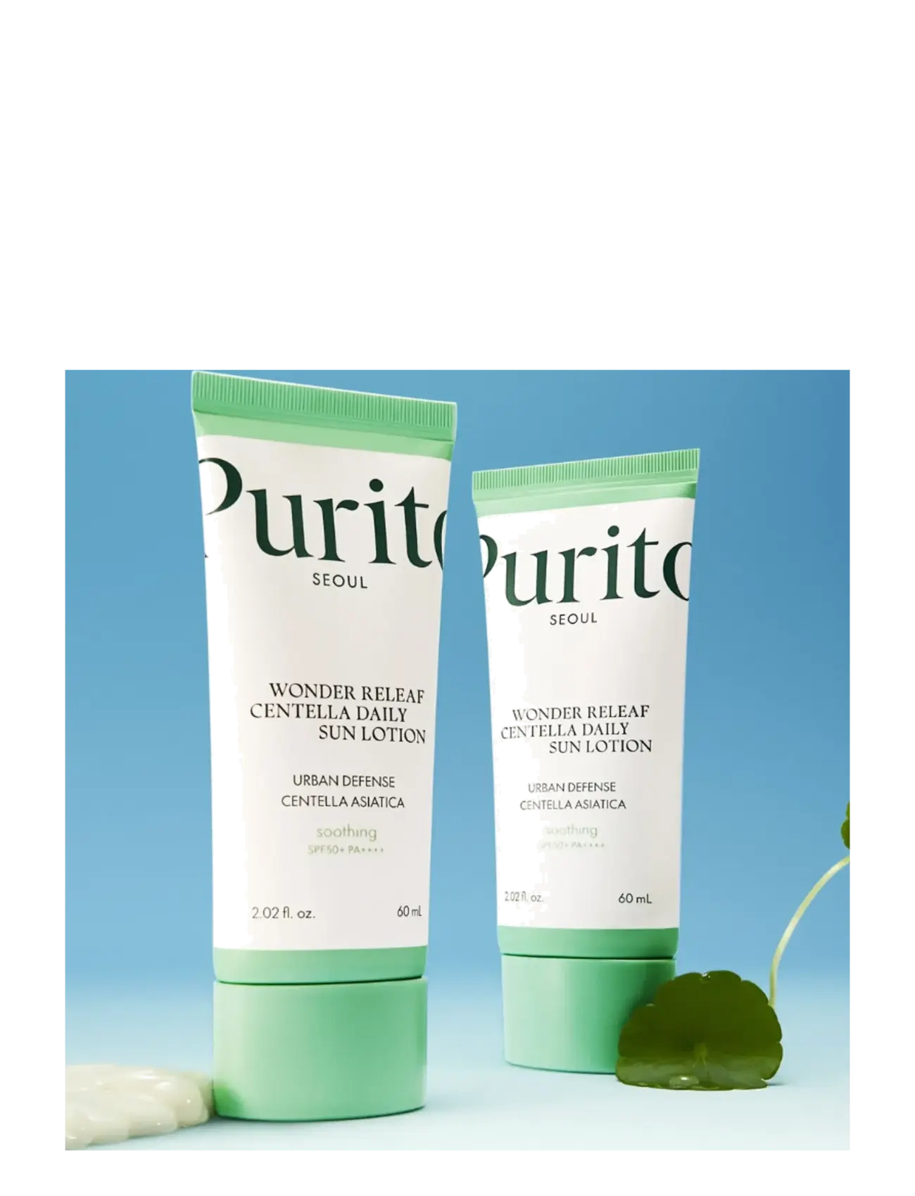 Purito Seoul - Wonder Releaf Centella Daily Sun Lotion - näole - clear - 2