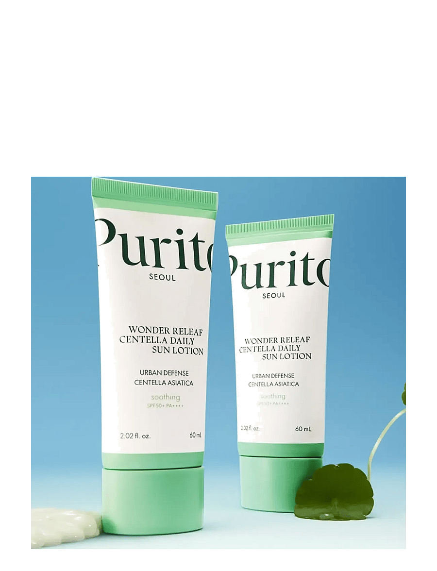 Purito Seoul - Wonder Releaf Centella Daily Sun Lotion - näole - clear - 2