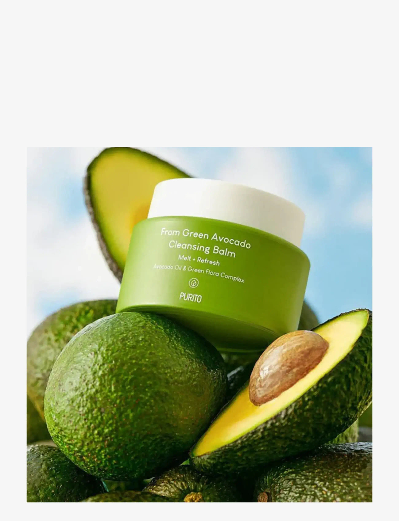 Purito - From Green Avocado Cleansing Balm Melt + Refresh - clear - 1