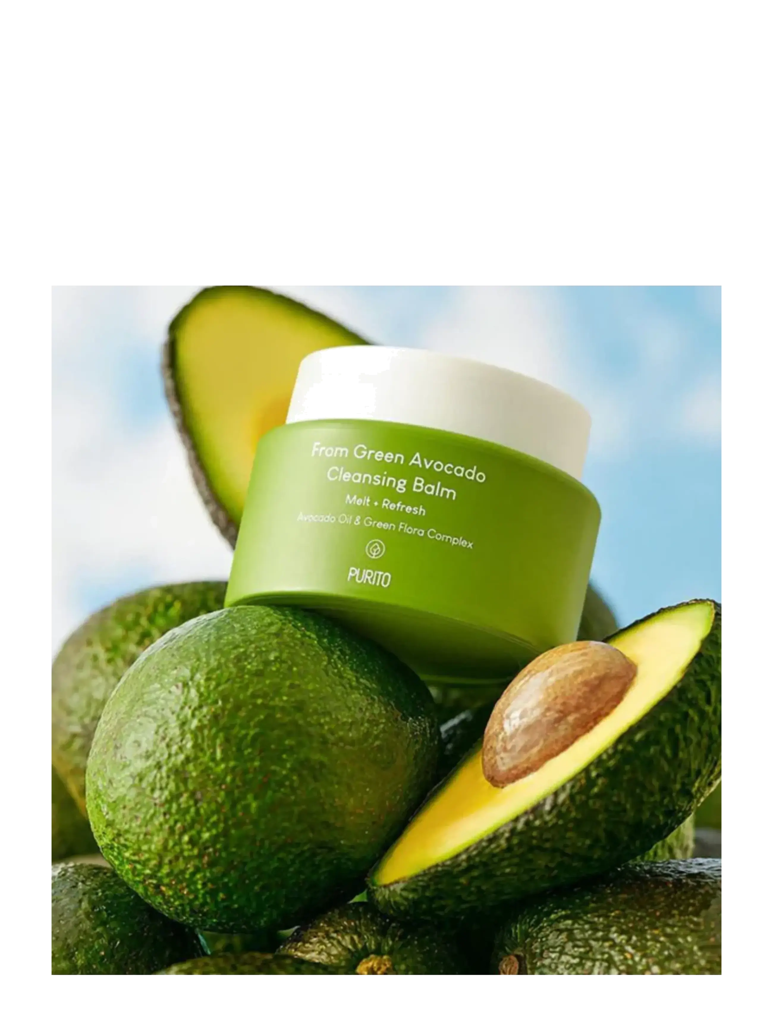 Purito Seoul - From Green Avocado Cleansing Balm Melt + Refresh - attīrošs balzams - clear - 1