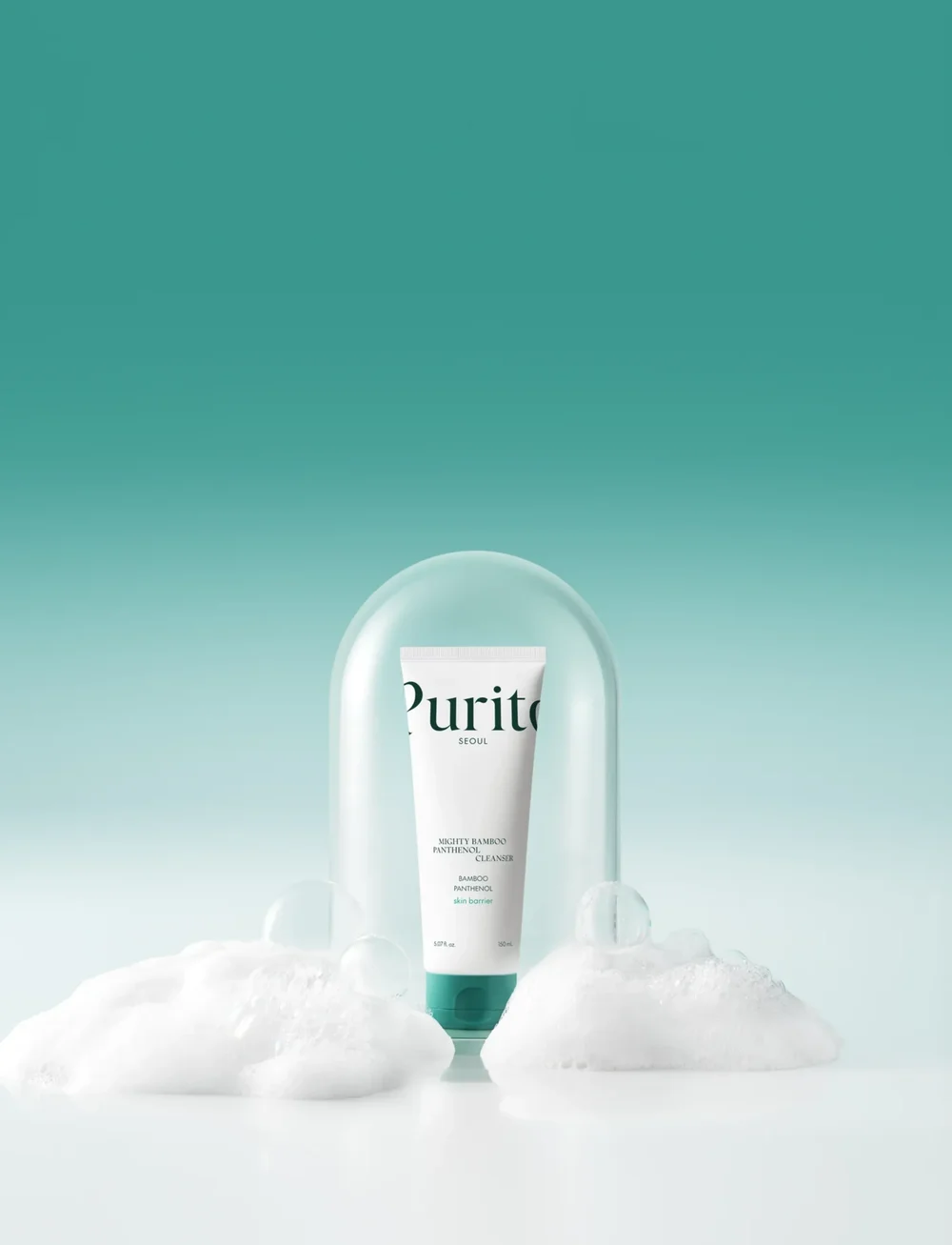 Purito - Mighty Bamboo Panthenol Cleanser - puhastusvahud - clear - 2