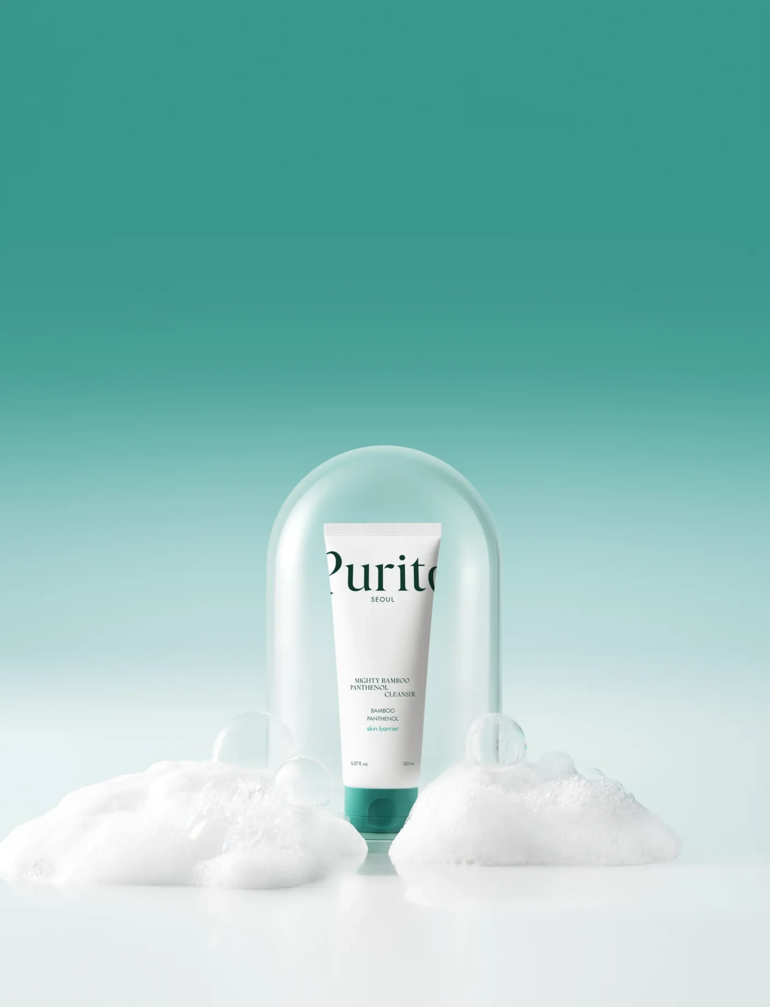 Purito Seoul - Mighty Bamboo Panthenol Cleanser - ansigtsrens - clear - 2