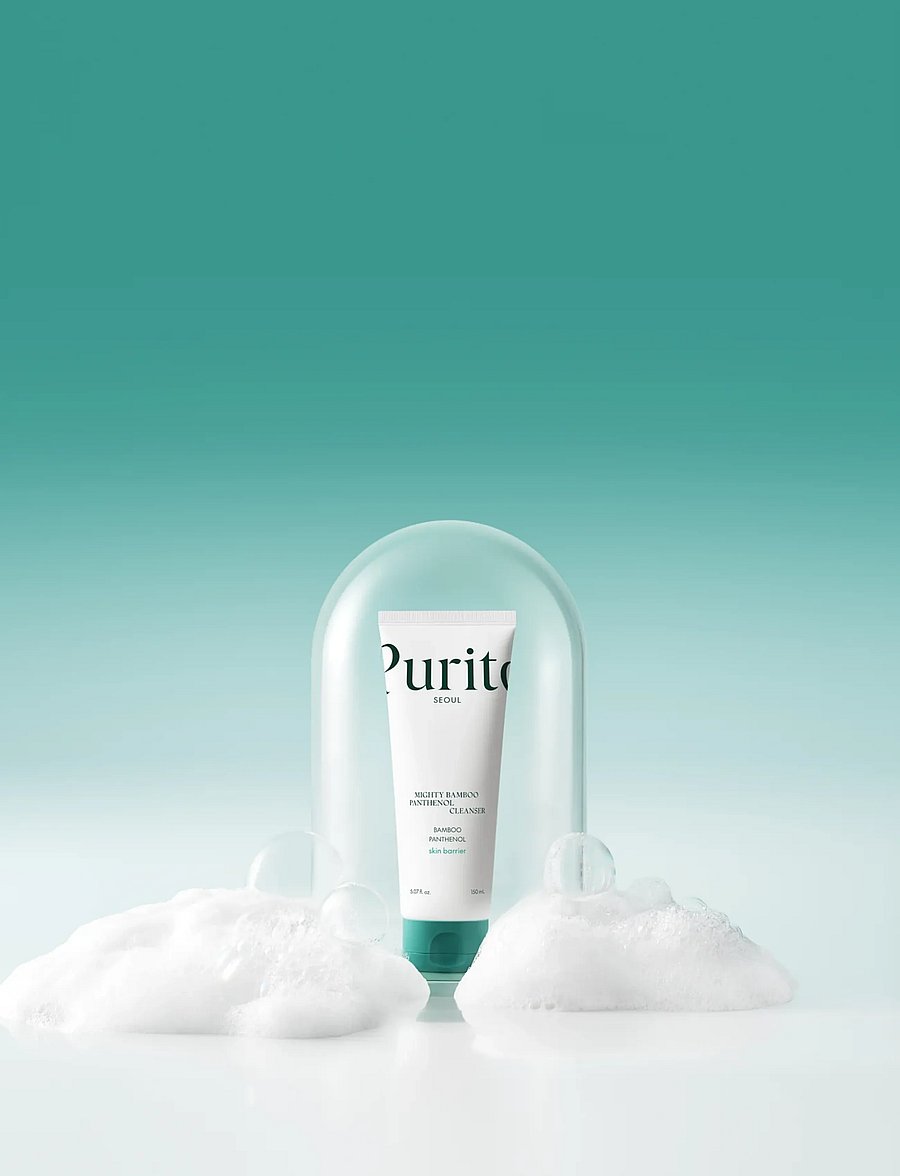 Purito Seoul - Mighty Bamboo Panthenol Cleanser - puhastusvahud - clear - 2
