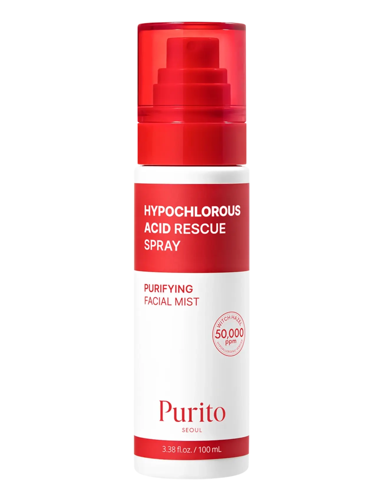 Purito Seoul Hypochlorous Acid Rescue Spray, Ansigt Mist, Nude, Str: 100 ML