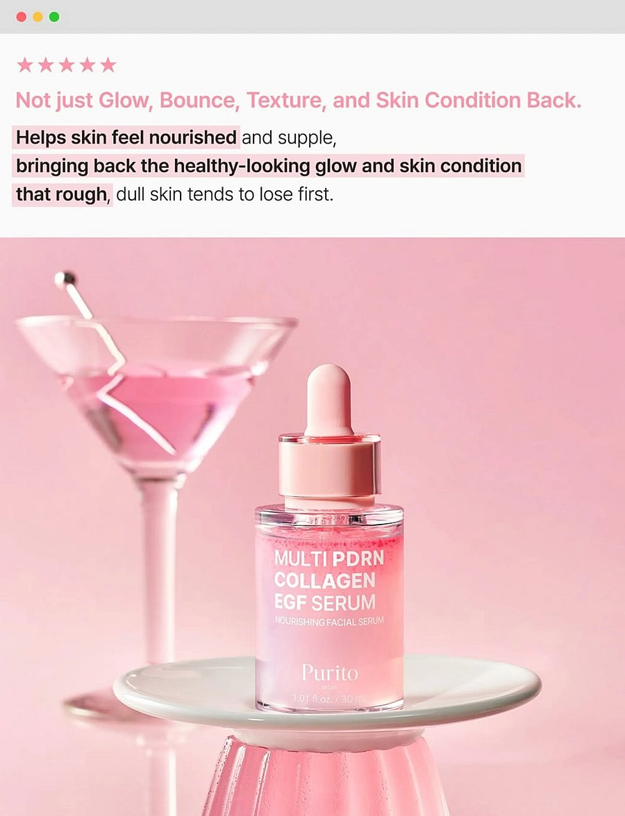 Purito Seoul - Multi PDRN Collagen EGF Serum - serum - clear - 3