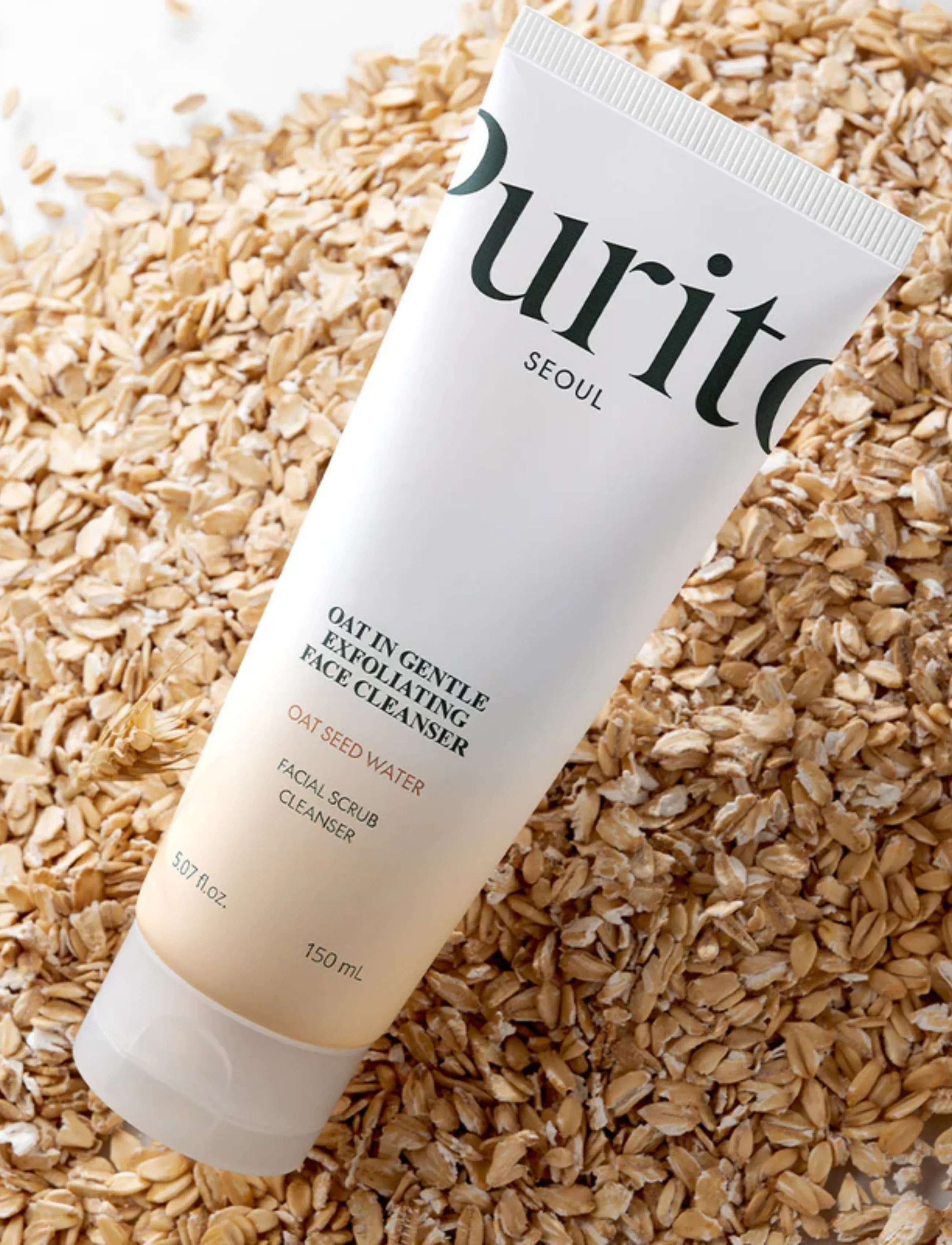 Purito Seoul Oat In Gentle Exfoliating Face Cleanser, 150 ml, Nude, Cleansers > Foaming Cleanser, Dame