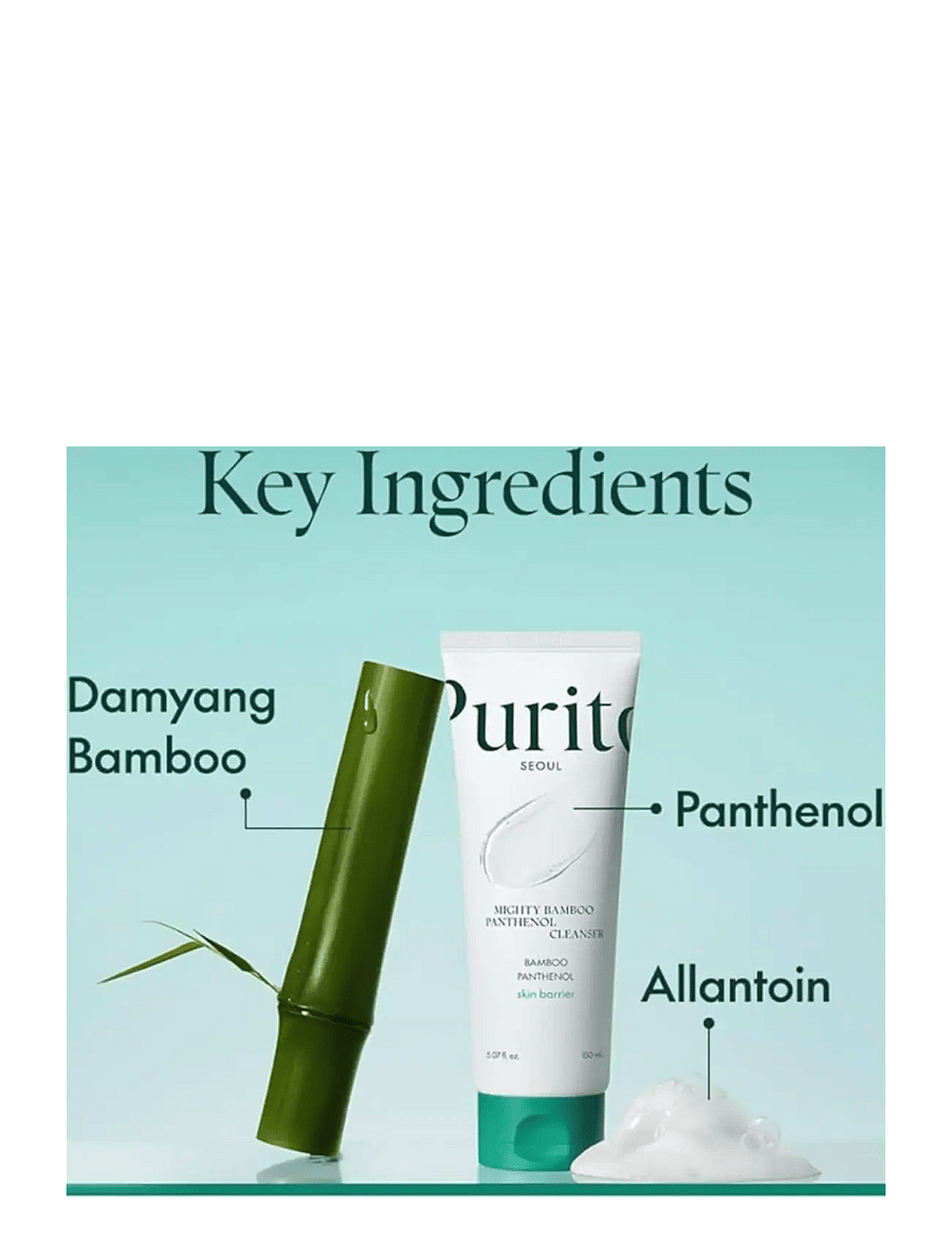 Purito Seoul - Mighty Bamboo Panthenol Cream - niisutajad - clear - 1