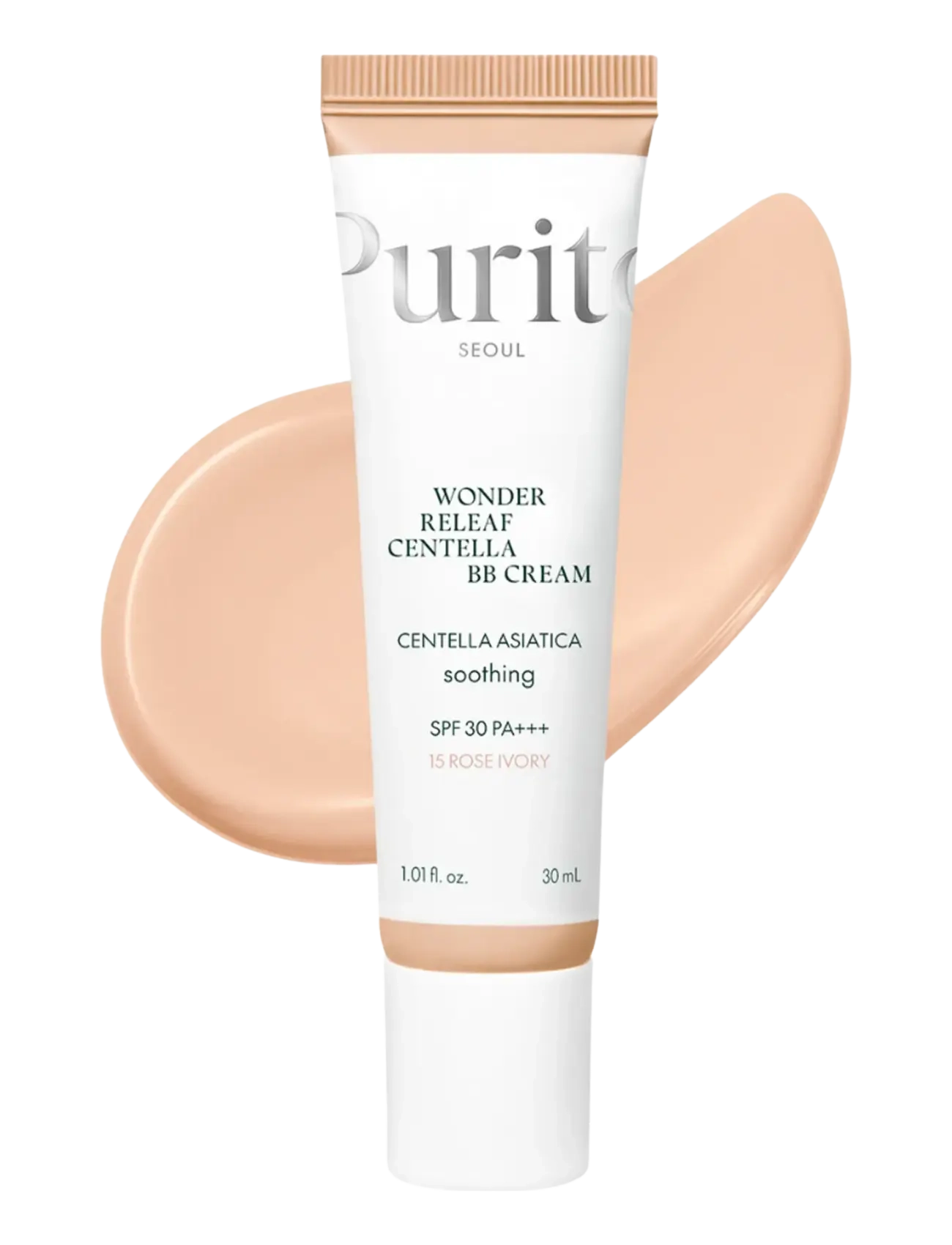 Purito Seoul Wonder Releaf Centella Bb Cream, BB & CC Creme, Nude, Str: 30 ML