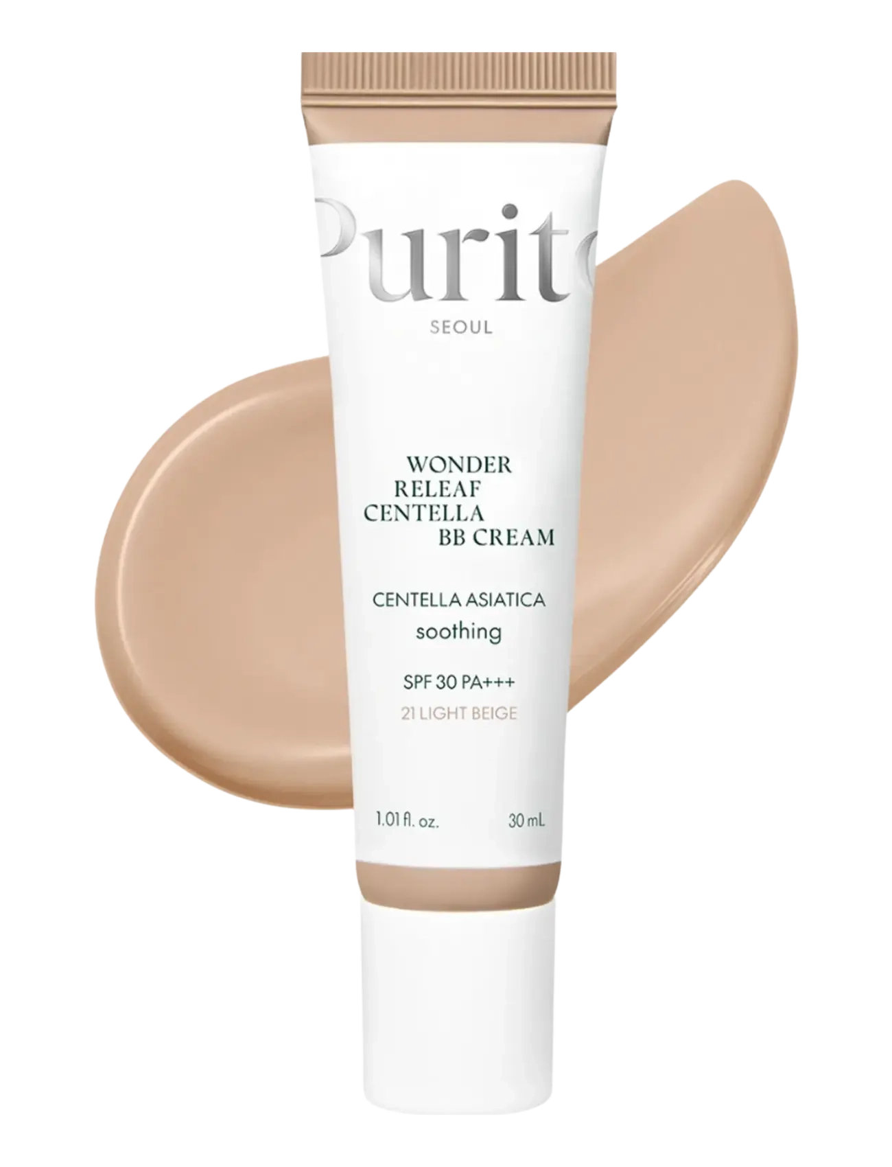 Purito Seoul Wonder Releaf Centella Bb Cream, BB & CC Creme, Nude, Str: 30 ML