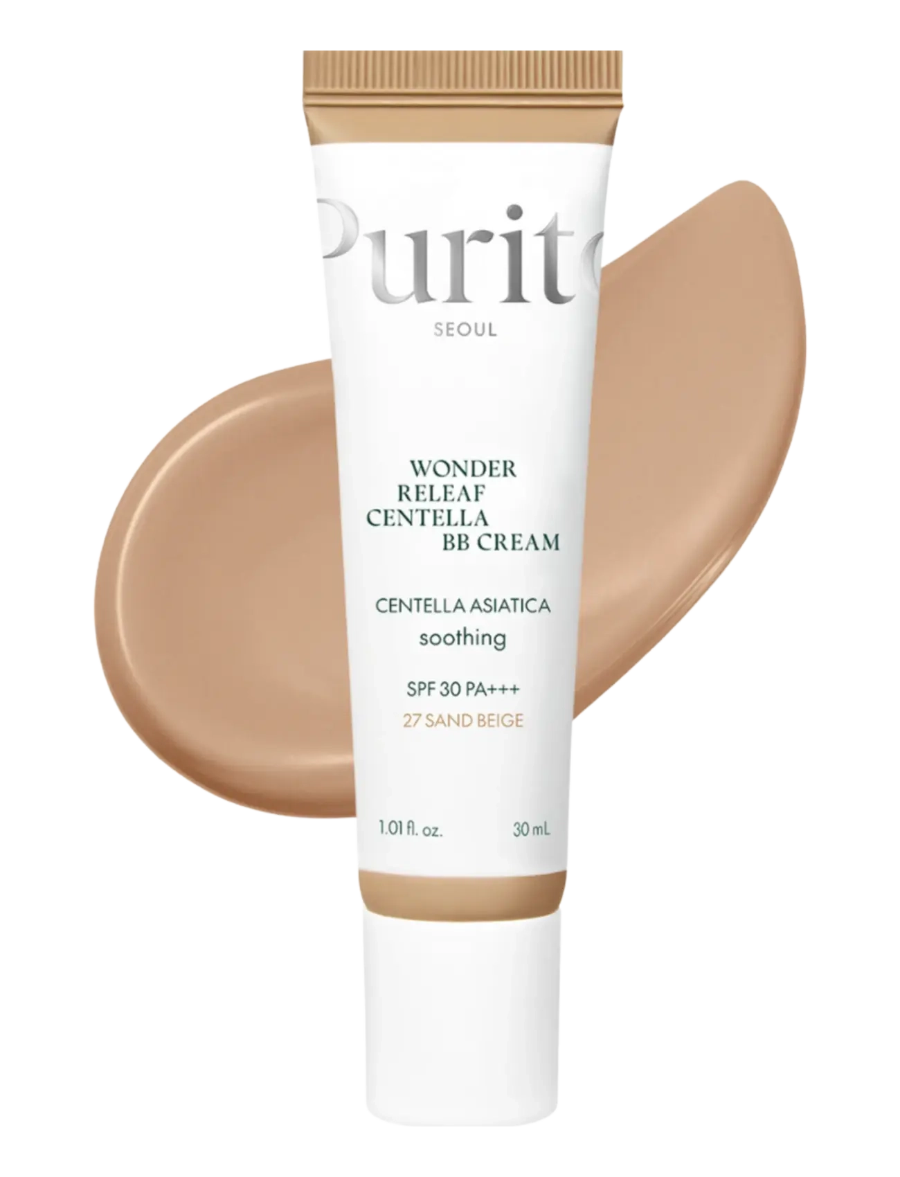 Purito Seoul Wonder Releaf Centella Bb Cream, BB & CC Creme, Nude, Str: 30 ML