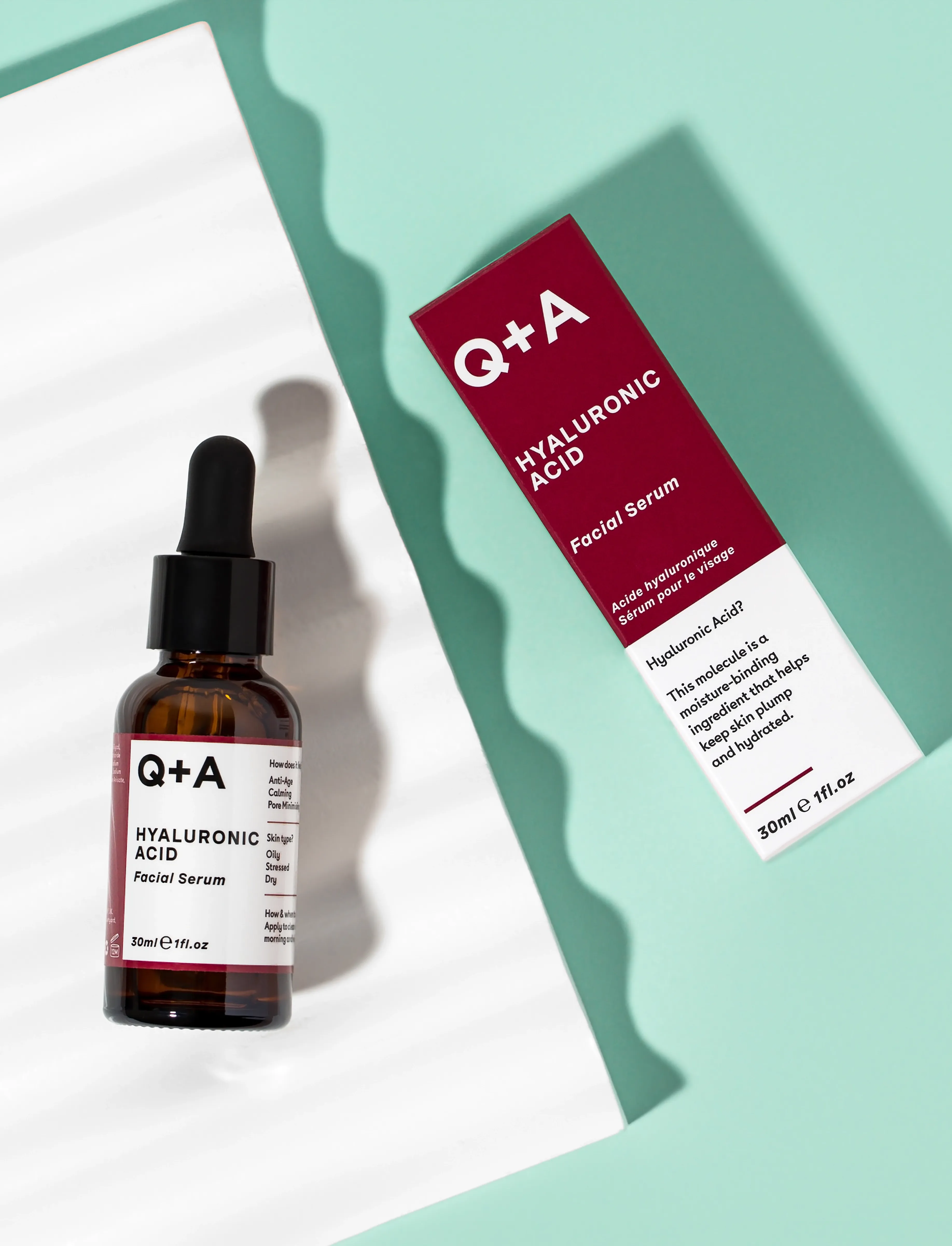 Q+A - Q+A Hyaluronic Acid Facial Serum - serum - clear - 4