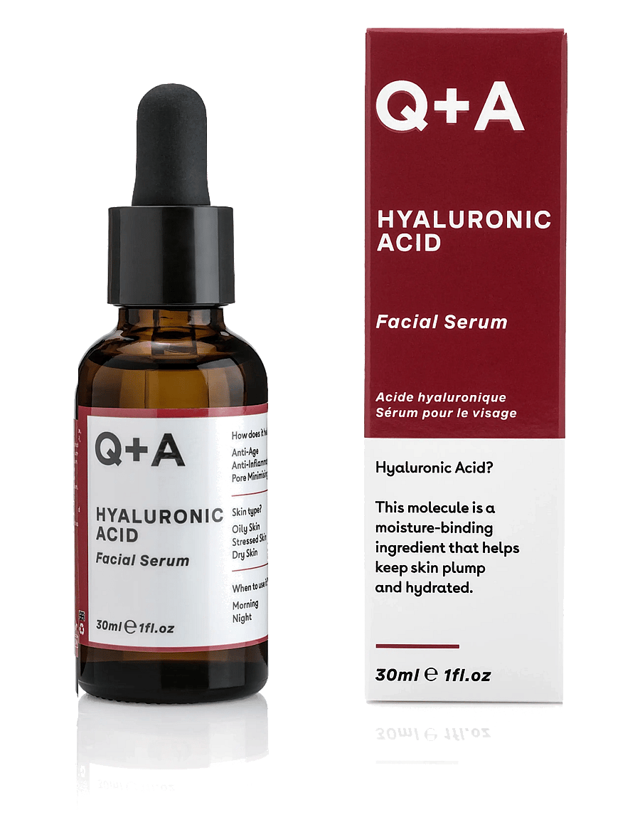 Q+A - Q+A Hyaluronic Acid Facial Serum - seerumid - clear - 3
