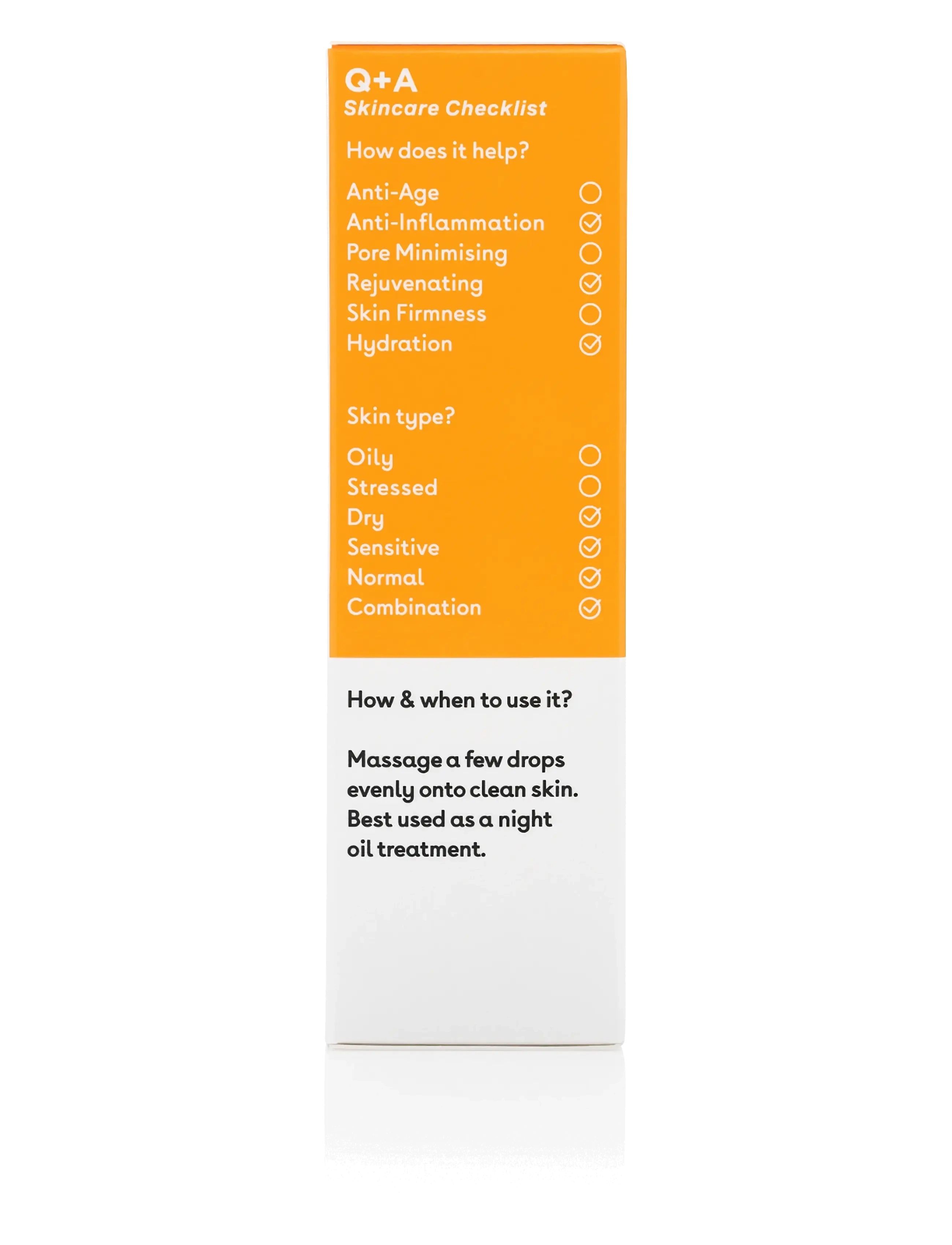 Q+A - Q+A Super Food Facial Oil - ansiktsolja - clear - 2