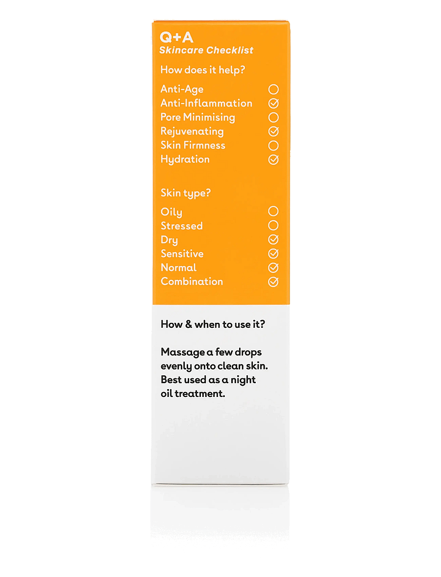 Q+A - Q+A Super Food Facial Oil - Õlid - clear - 2