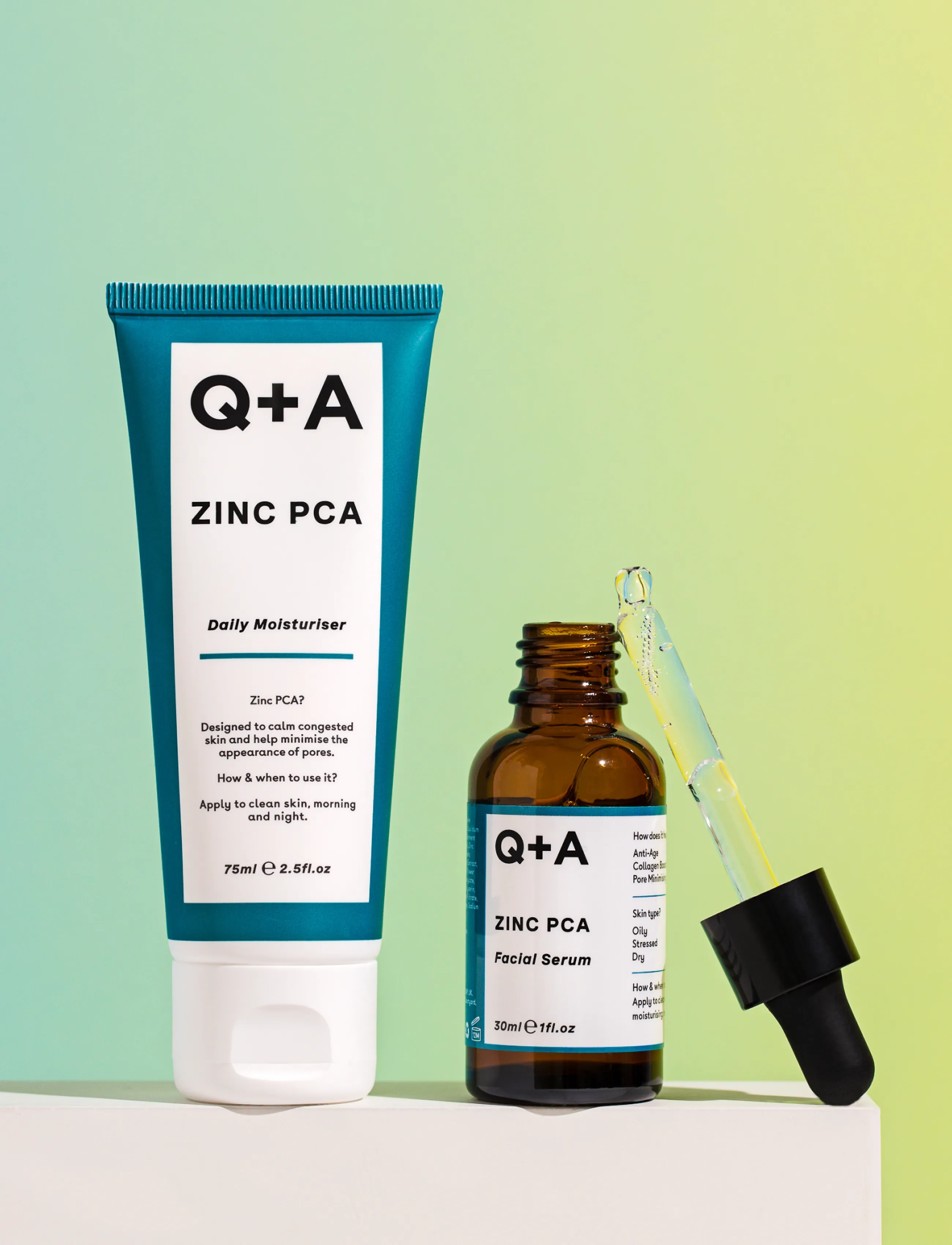 Q+A - Q+A Zinc PCA Facial Serum - serum - clear - 4