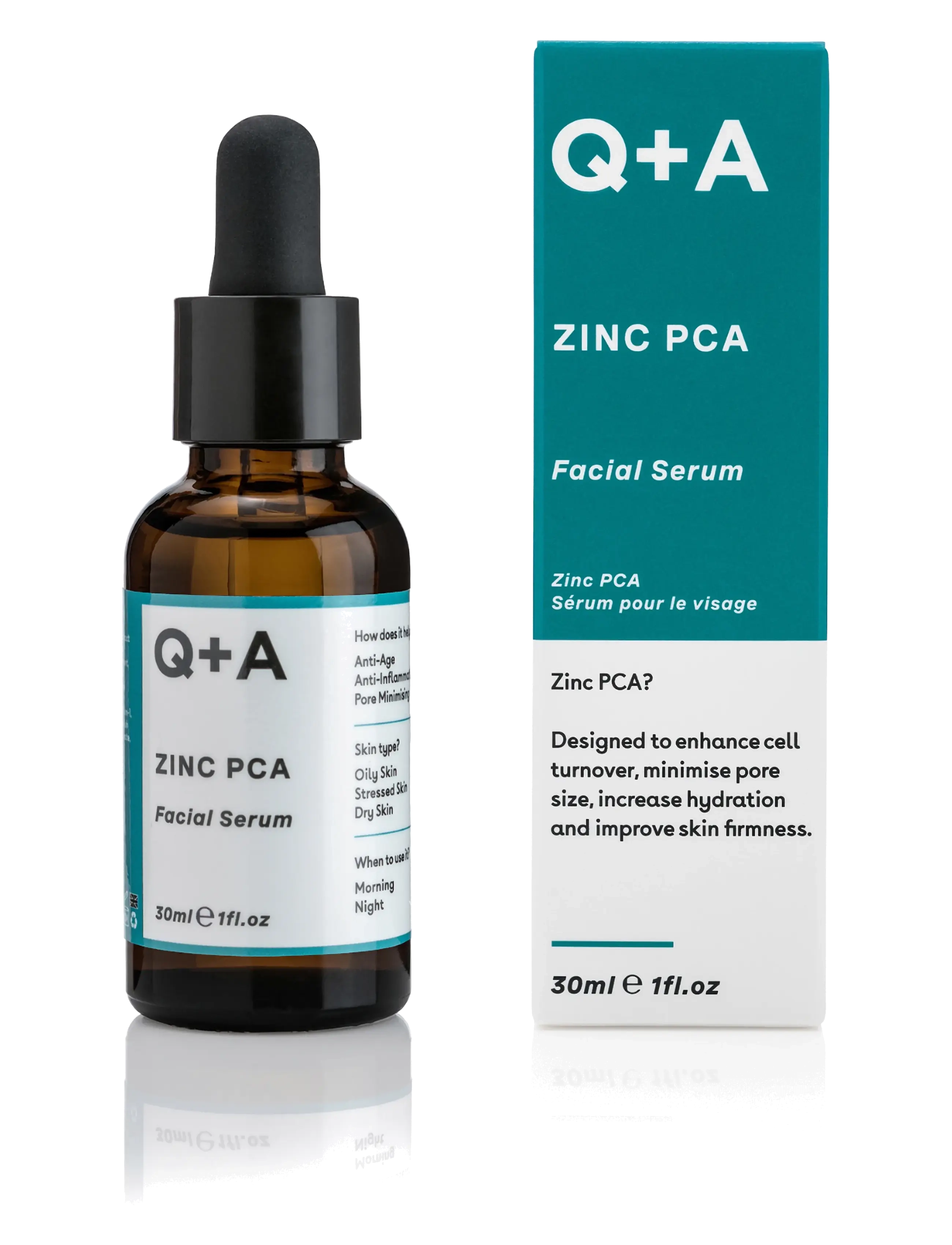 Q+A - Q+A Zinc PCA Facial Serum - serum - clear - 3