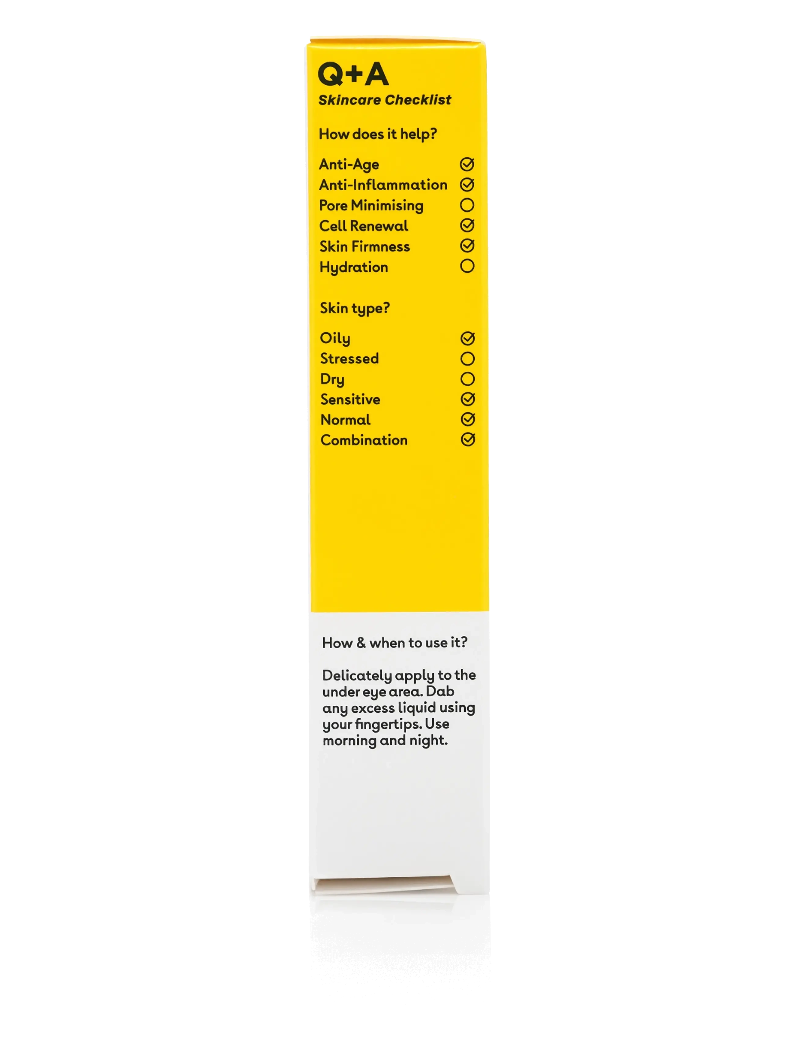 Q+A - Q+A Caffeine Eye Serum - Ögonserum - clear - 3
