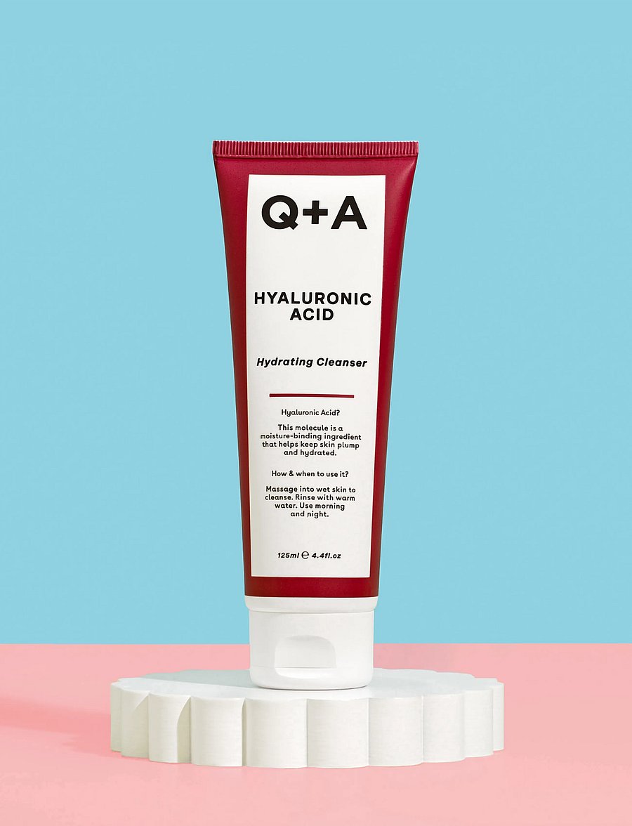 Q+A - Q+A Hyaluronic Acid Gel Cleanser - näopesu - clear - 0