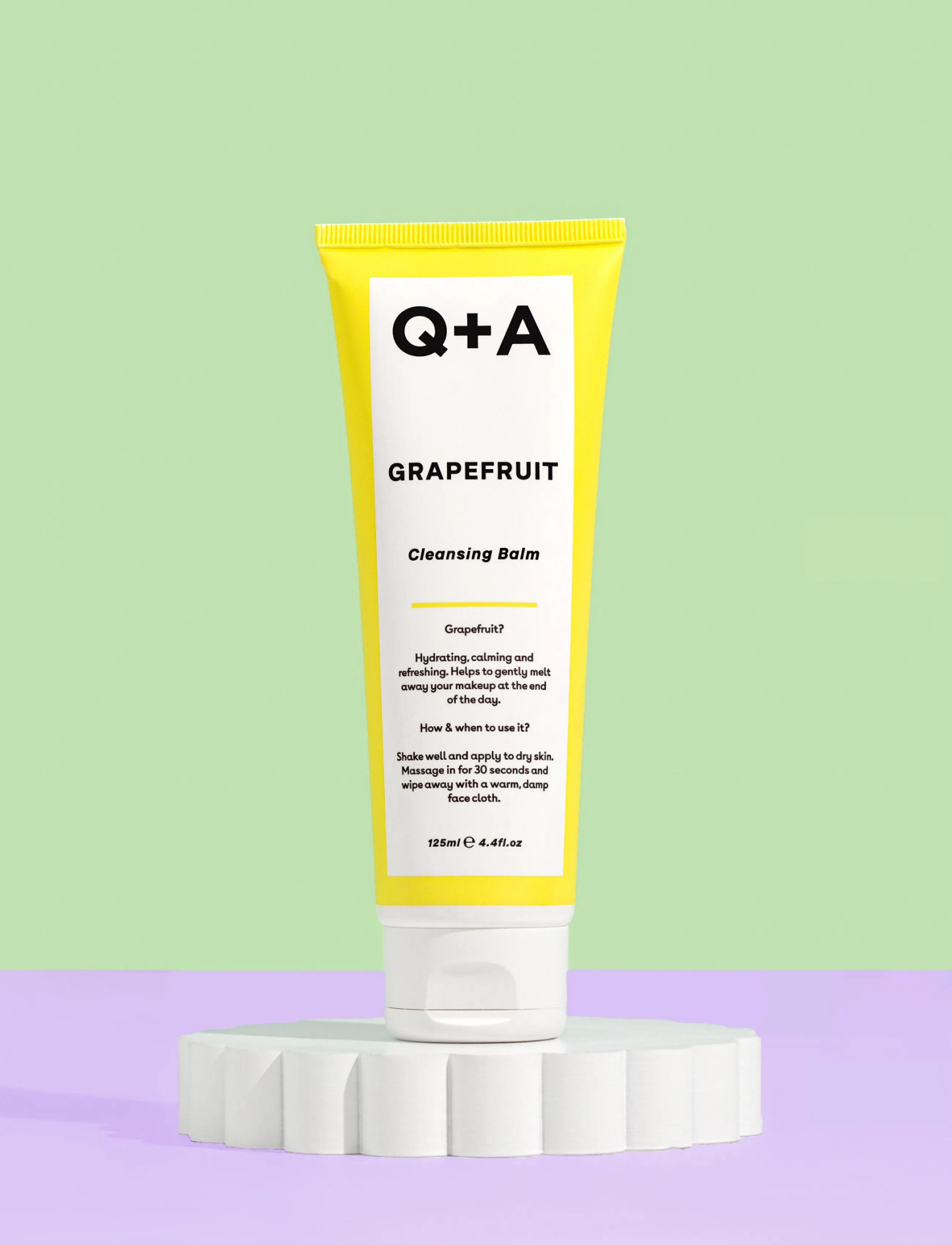 Q+A Q+A Grapefruit Cleansing Balm, 125 ml, Nude, Cleansers > Cleansing Balm, Dame