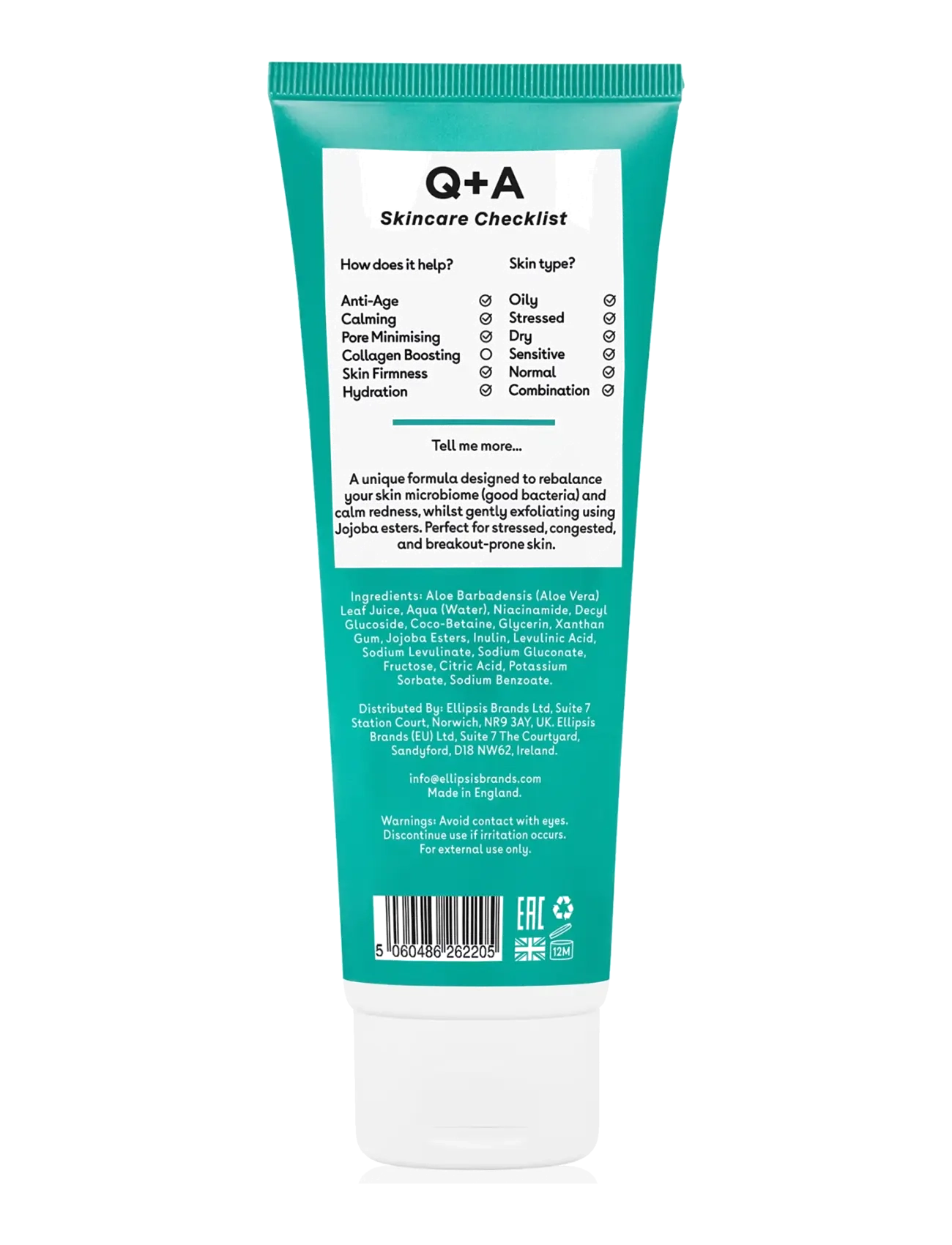 Q+A - Q+A Niacinamide Gel Cleanser - rengöringsgel - clear - 2