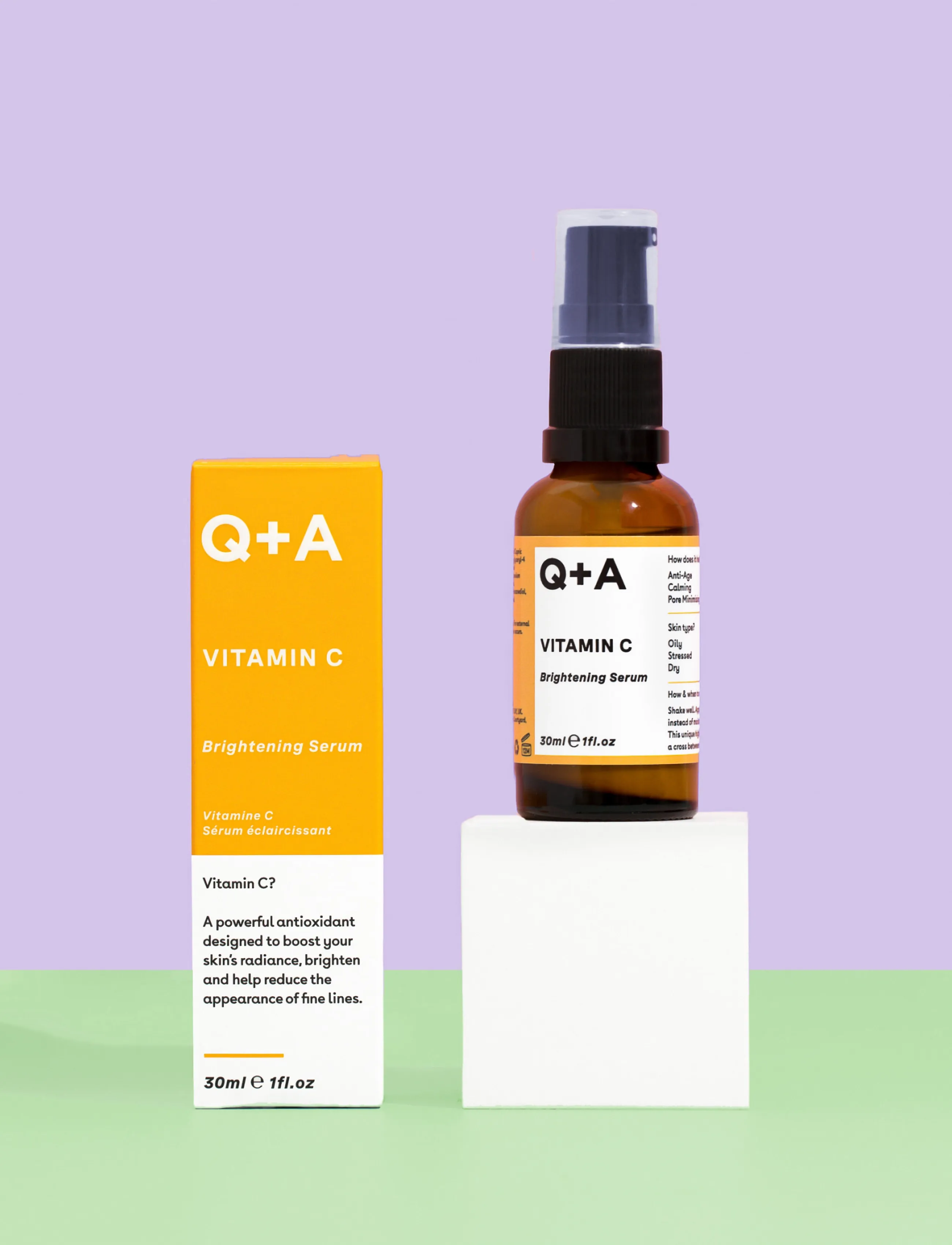 Q+A Q+A Vitamin C Facial Serum, 30 ml, Nude, Ansigt > Serum, Dame