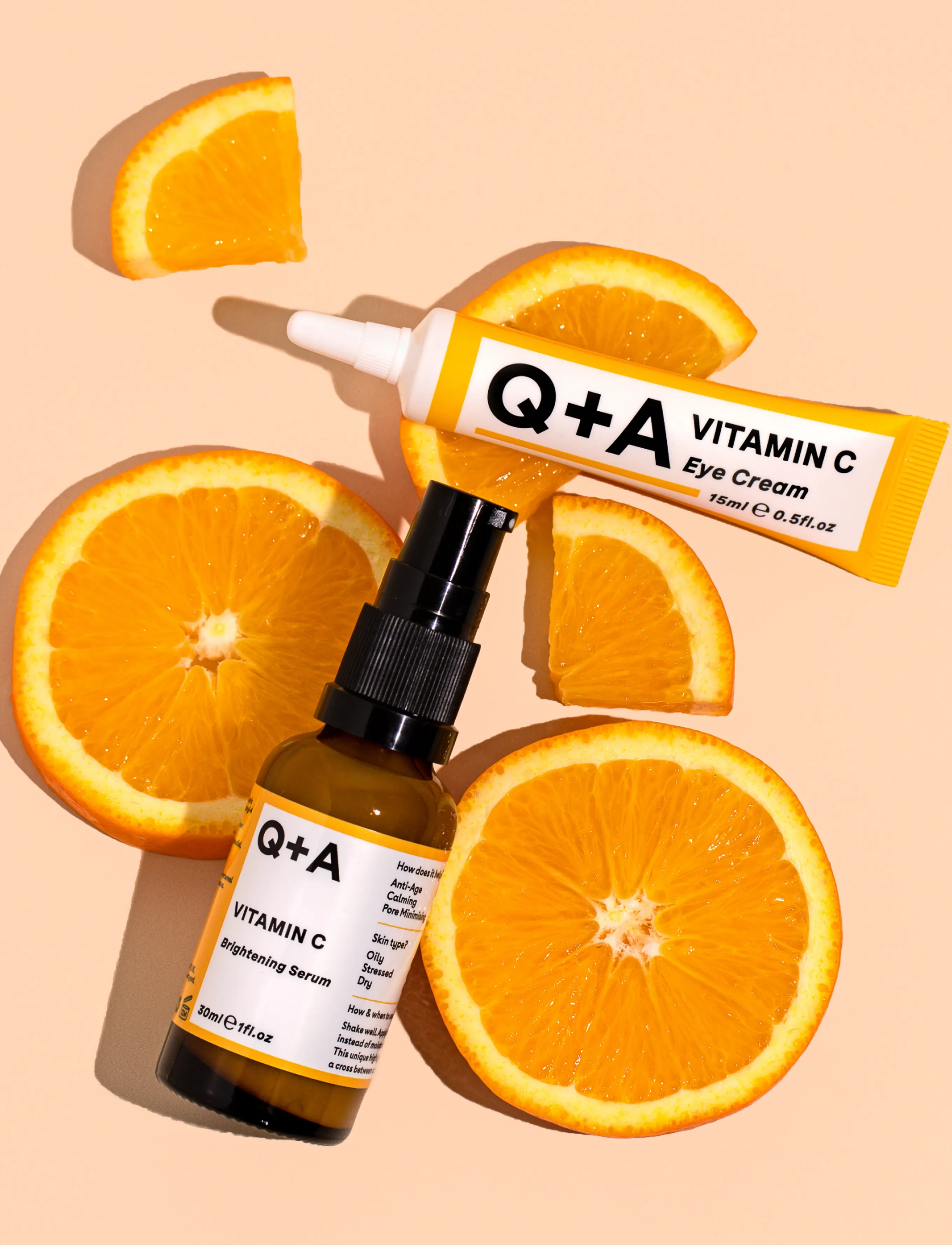 Q+A - Q+A Vitamin C Facial Serum - serum - clear - 4